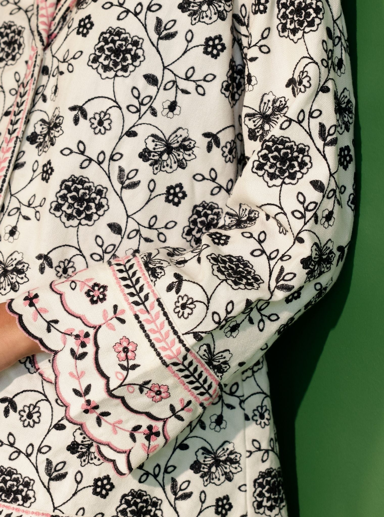 Colby Wool Off White Shirt Co-ord Set