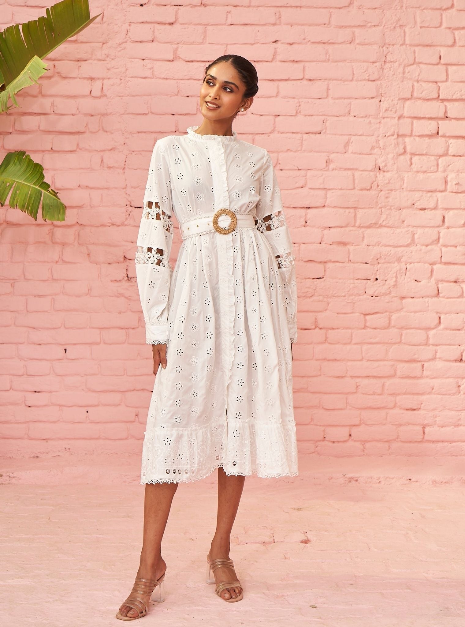 Viv Supima Cotton White Long Dress