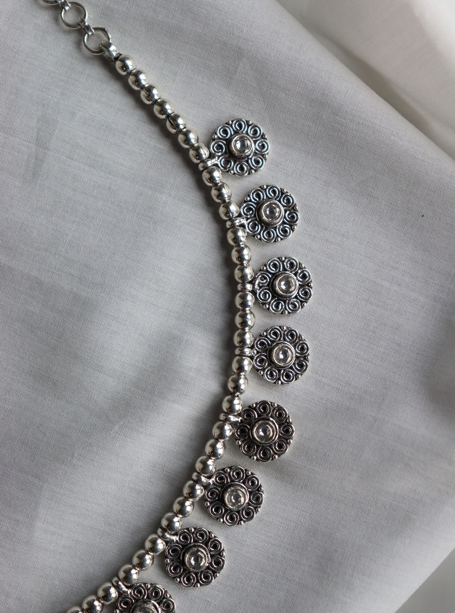 Pure Silver Prisha Necklace