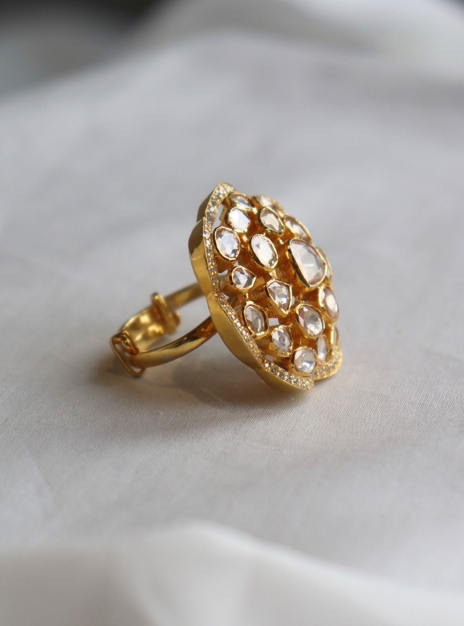 Pure Silver Reva Ring