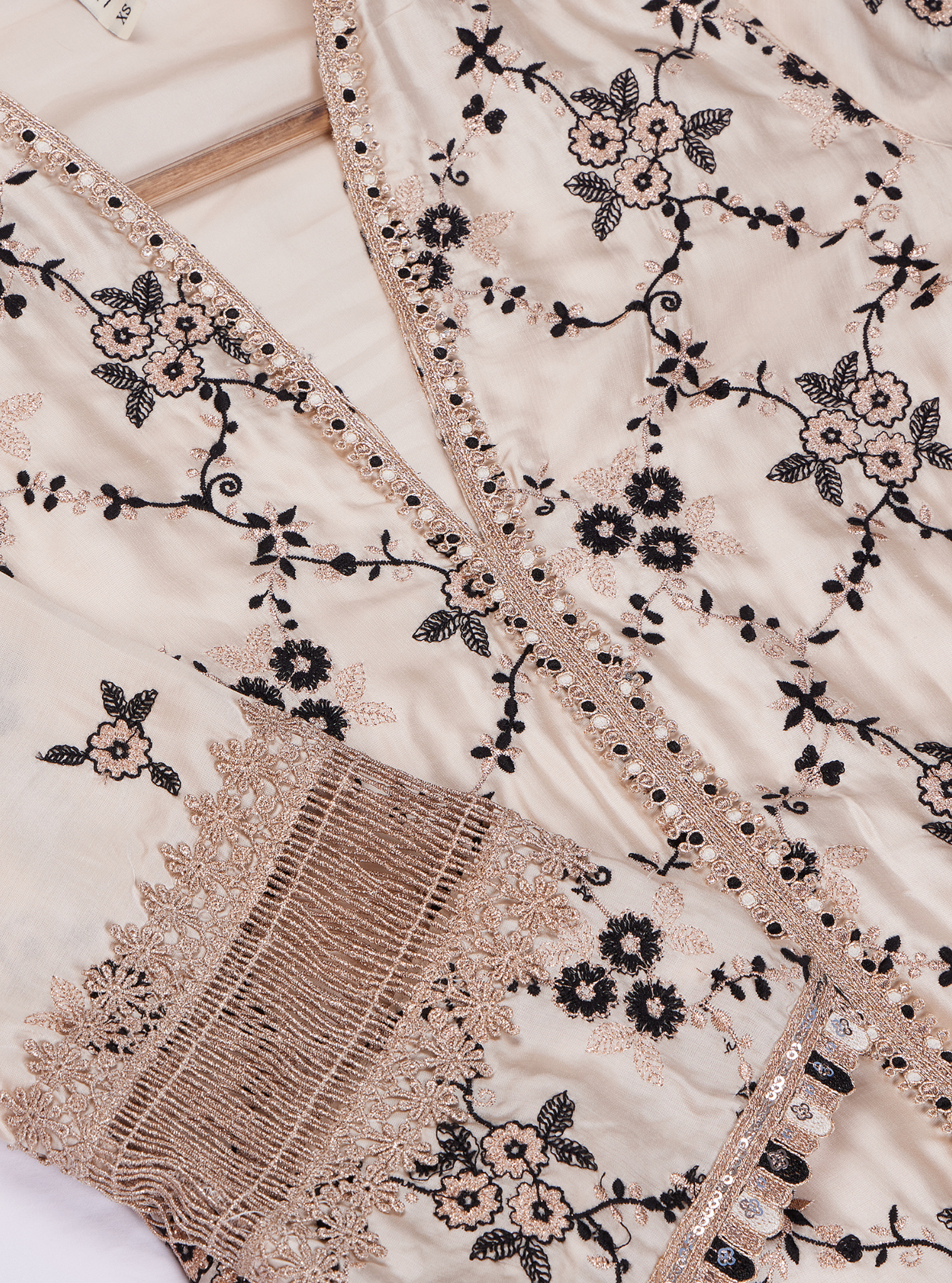 Dvija Cupro Off White Kurta Set