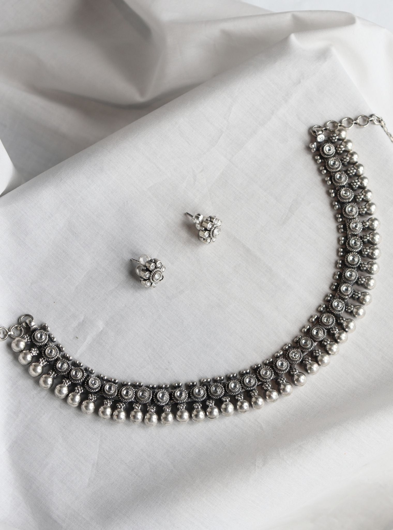 Pure Silver Anika Necklace