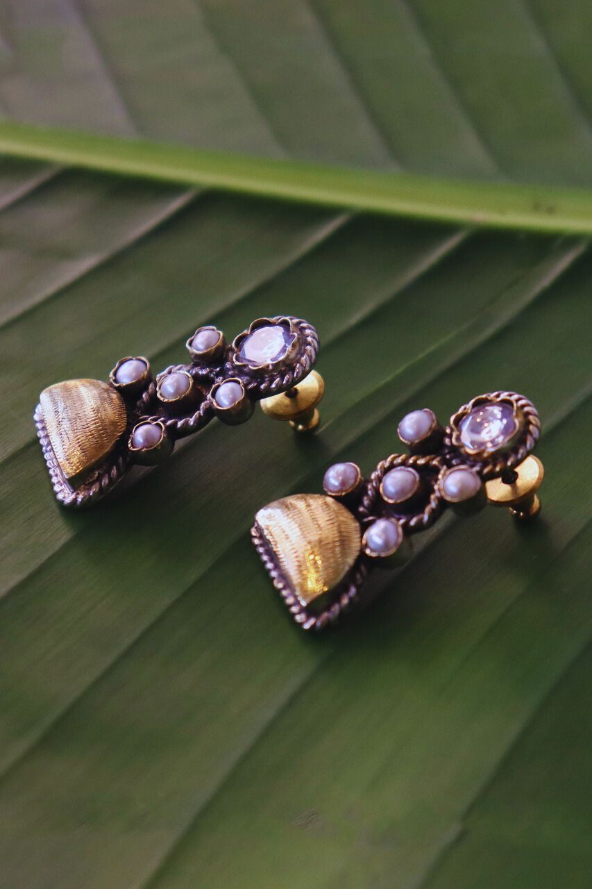 Pure Silver Aureate Earrings