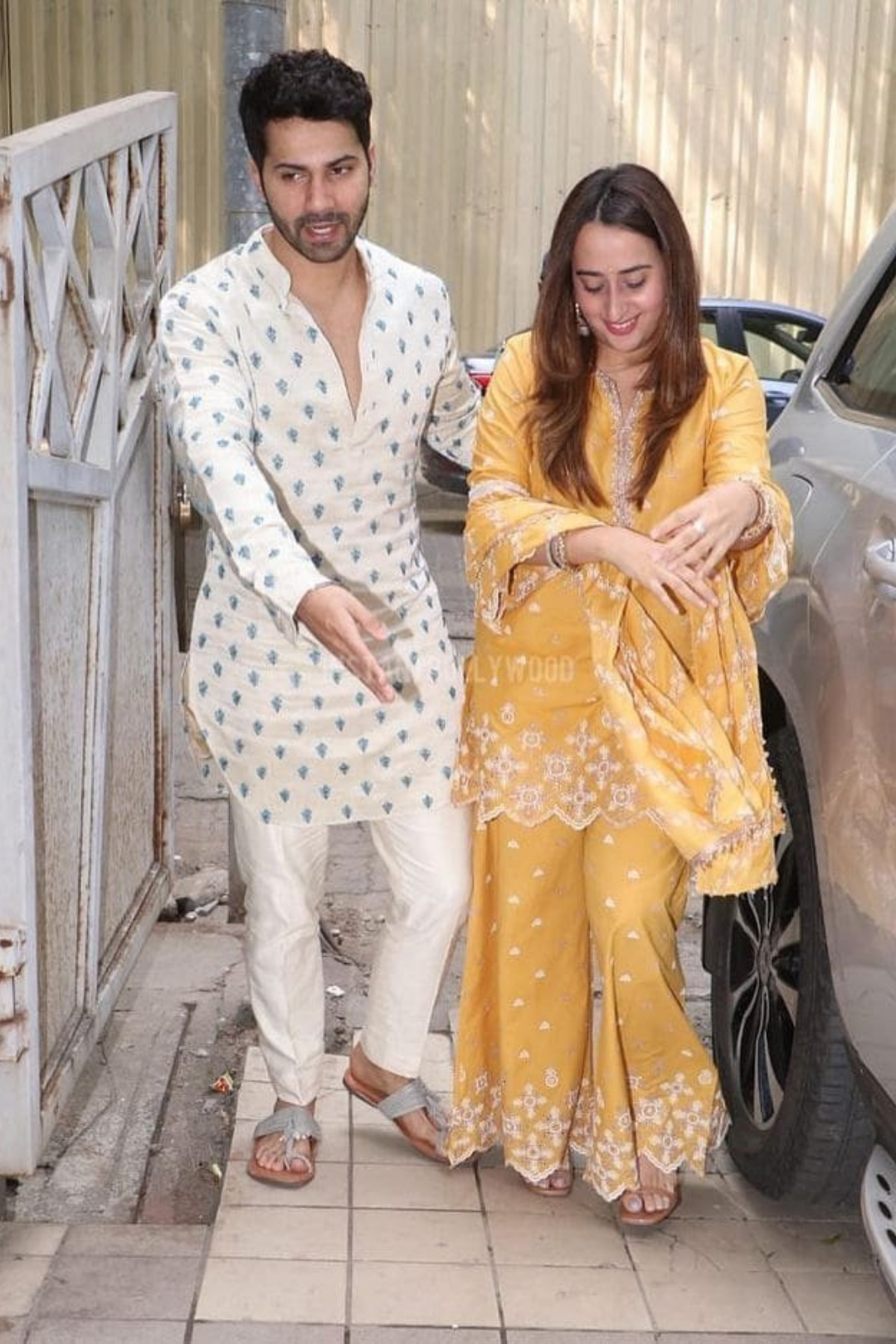 Dove Supima Cotton Yellow Sharara Set