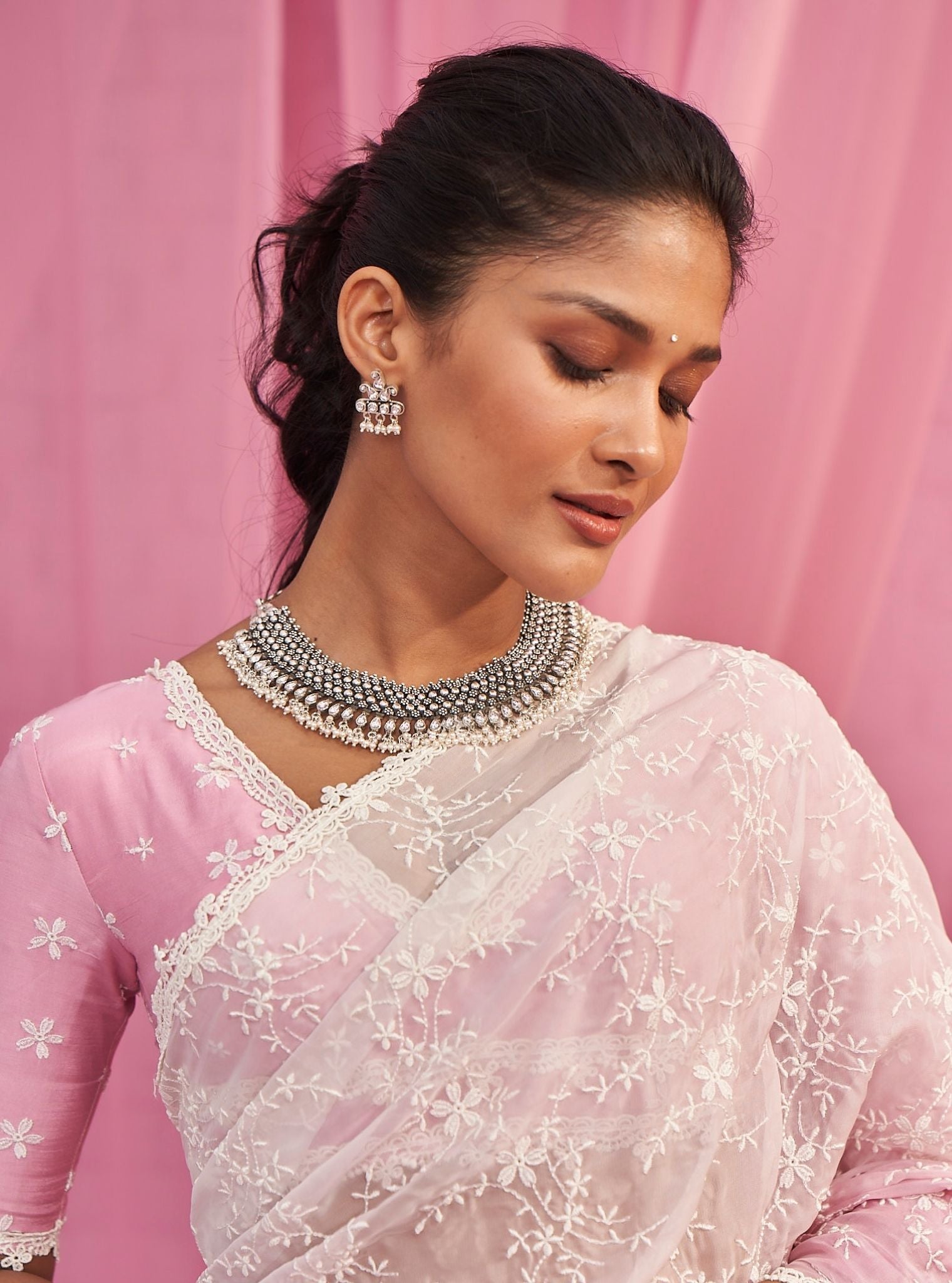 Pure Silver Kalyani Necklace