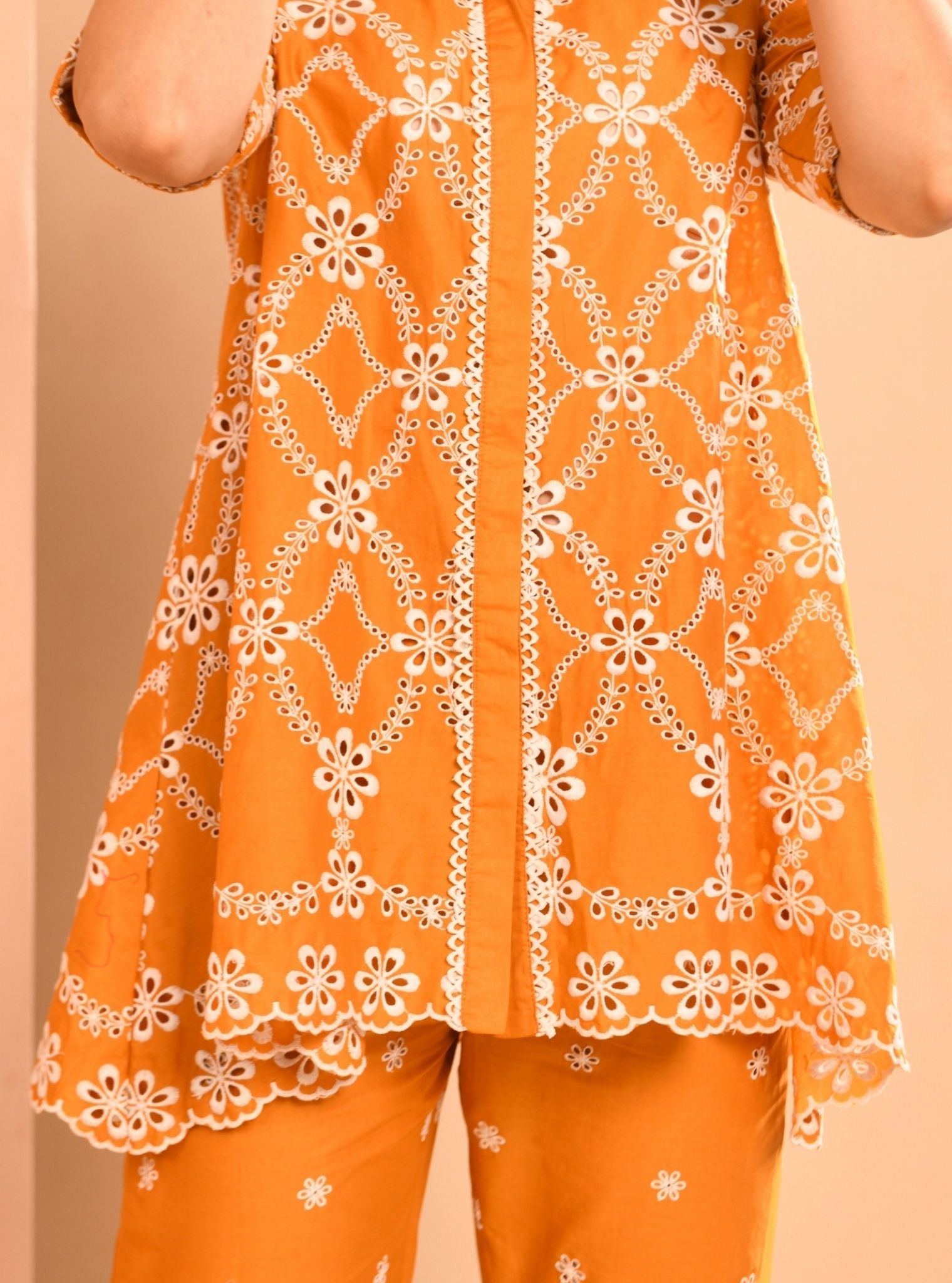 Prue Supima Cotton Orange Co-ord Set