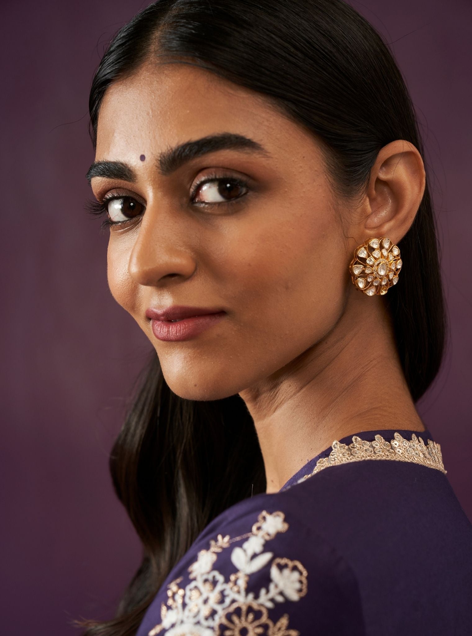 Pure Silver Fari Studs