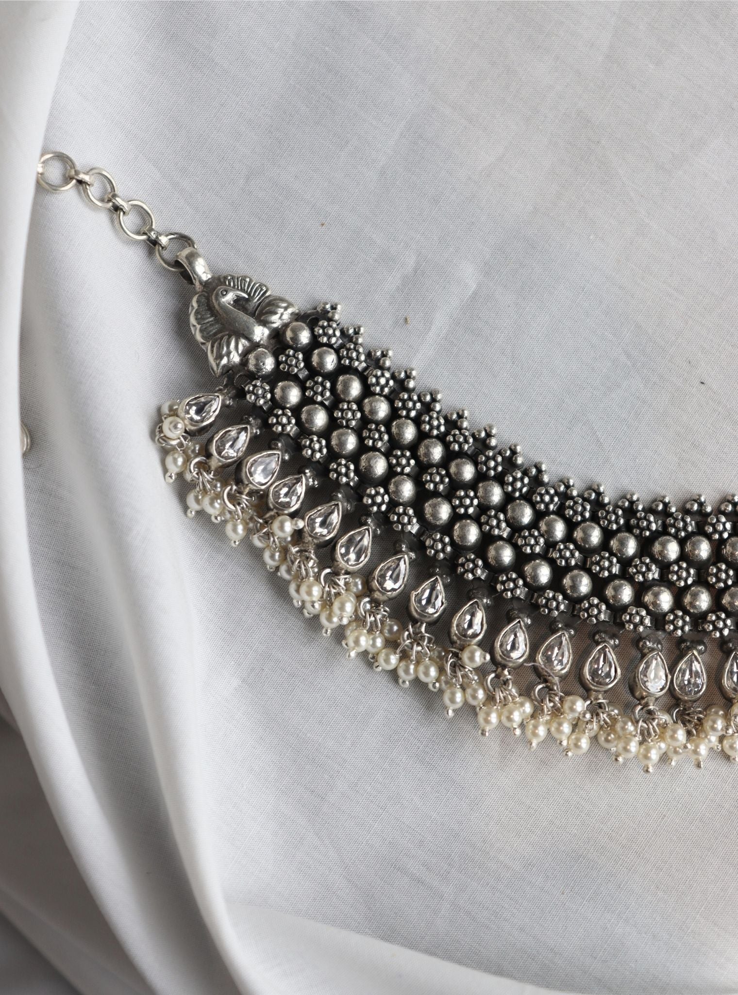 Pure Silver Kalyani Necklace