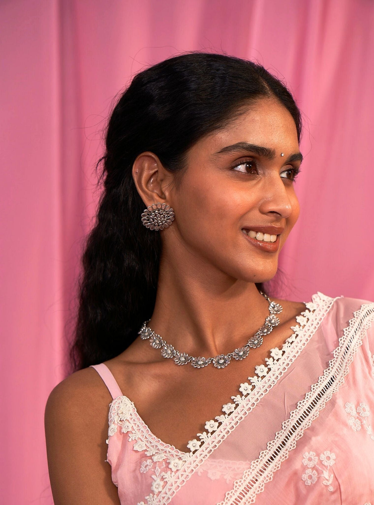 Pure Silver Keya Necklace