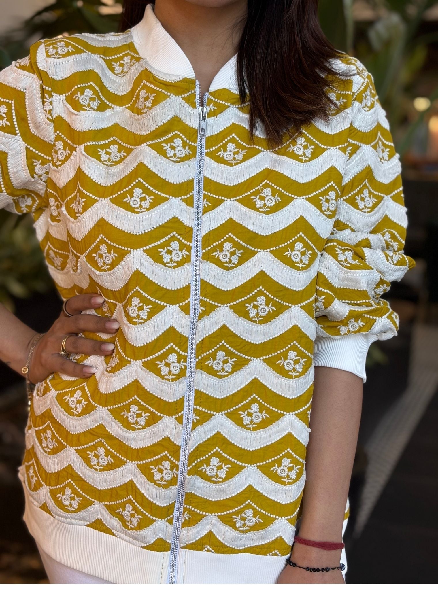 Nele Supima Cotton Mustard Jacket