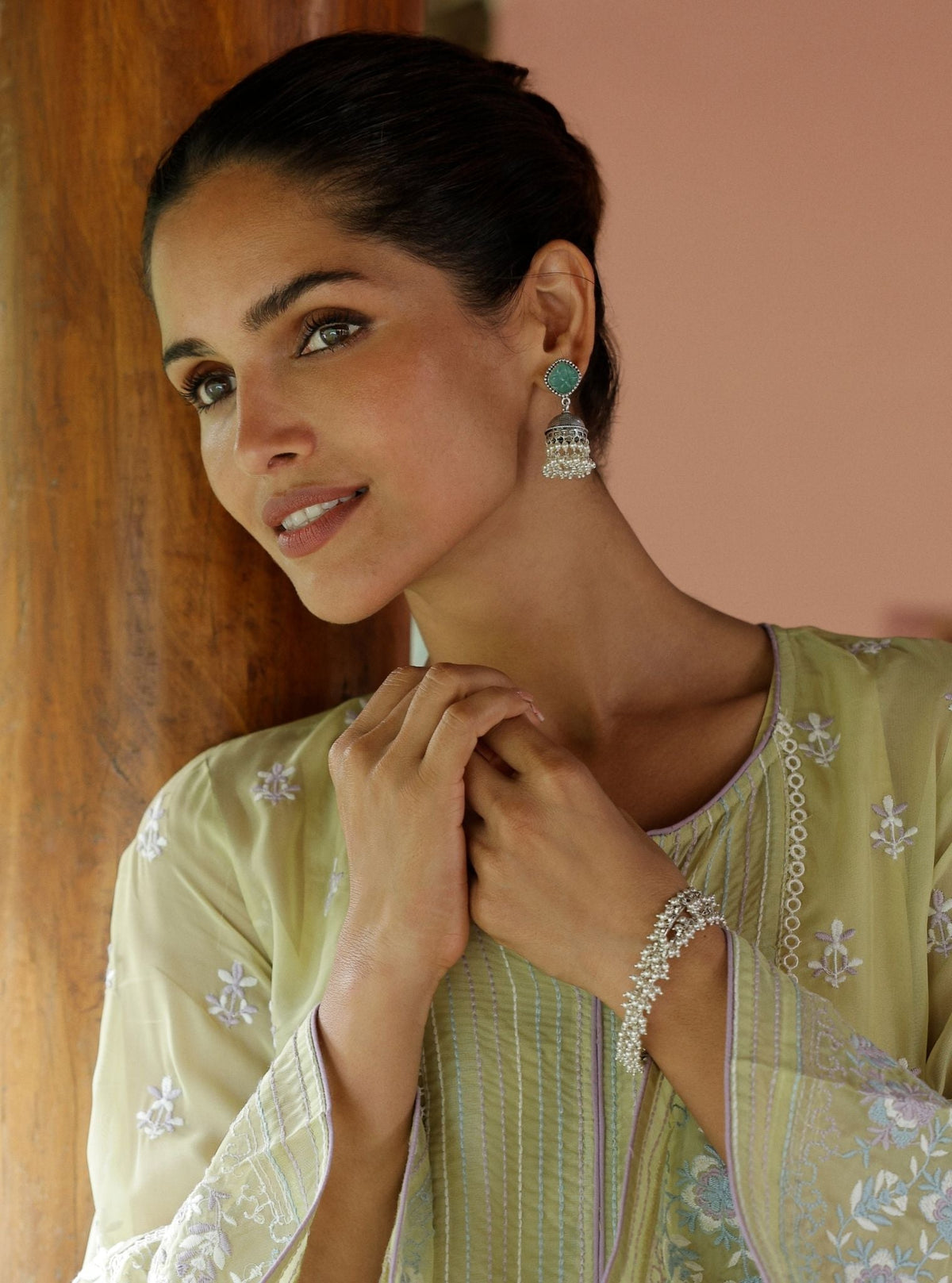 Pure Silver Vaira Jhumki