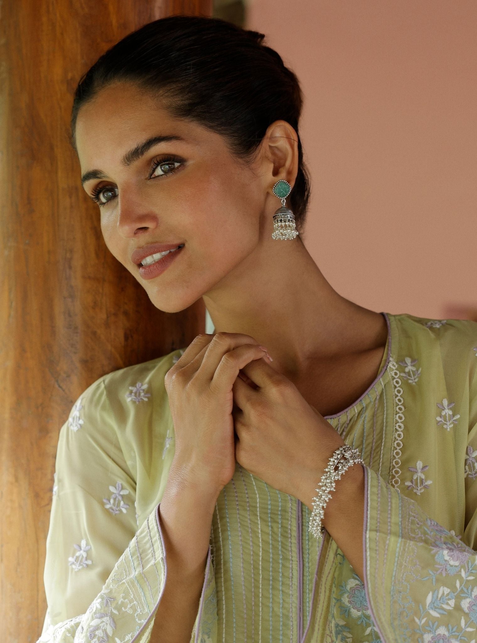 Pure Silver Vaira Jhumki