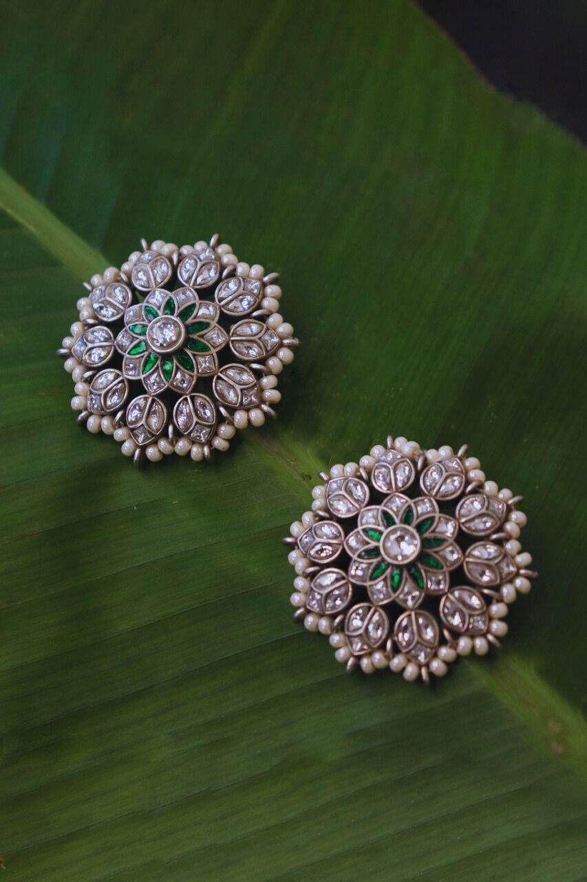 Pure Silver Chaaya Studs