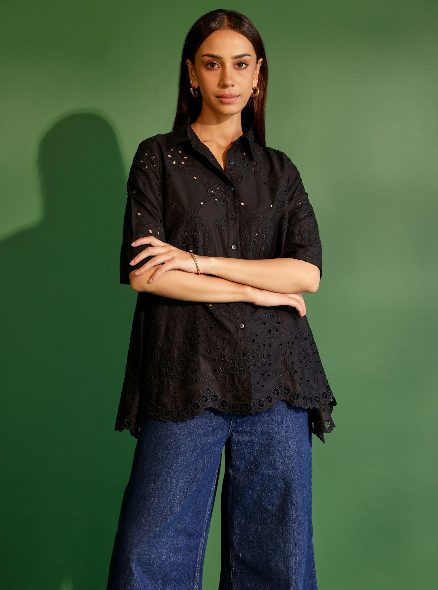 Finn Supima Cotton Black Shirt