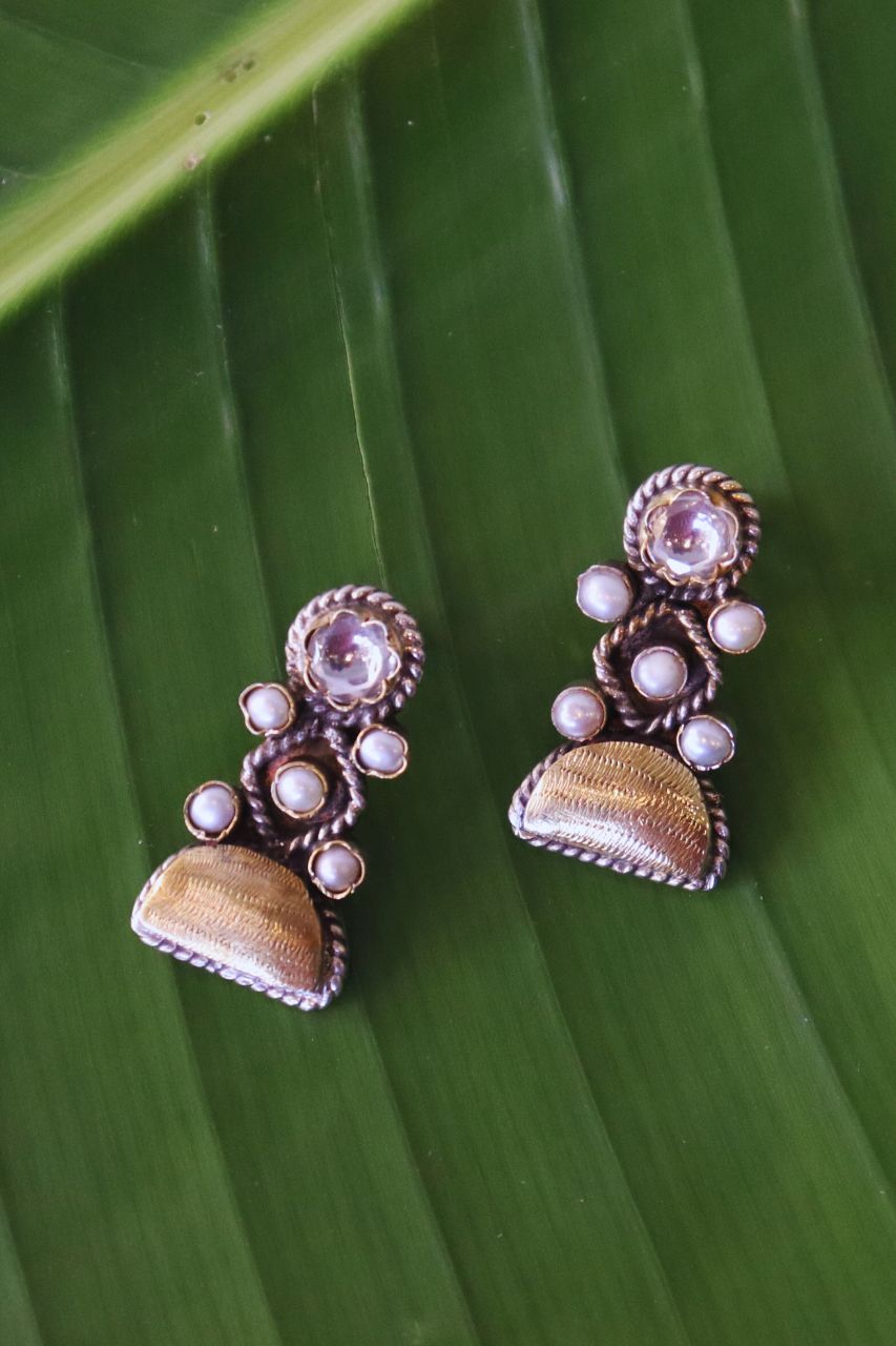 Pure Silver Aureate Earrings