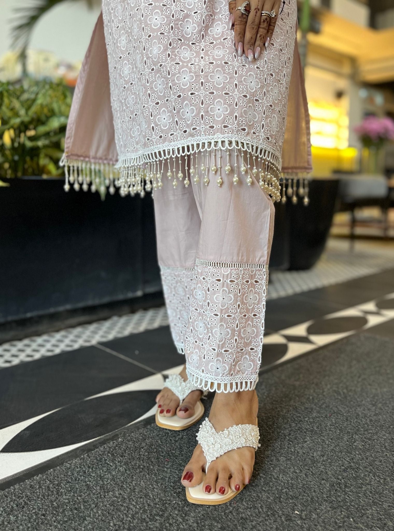 Danira Supima Cotton Pink Kurta Set