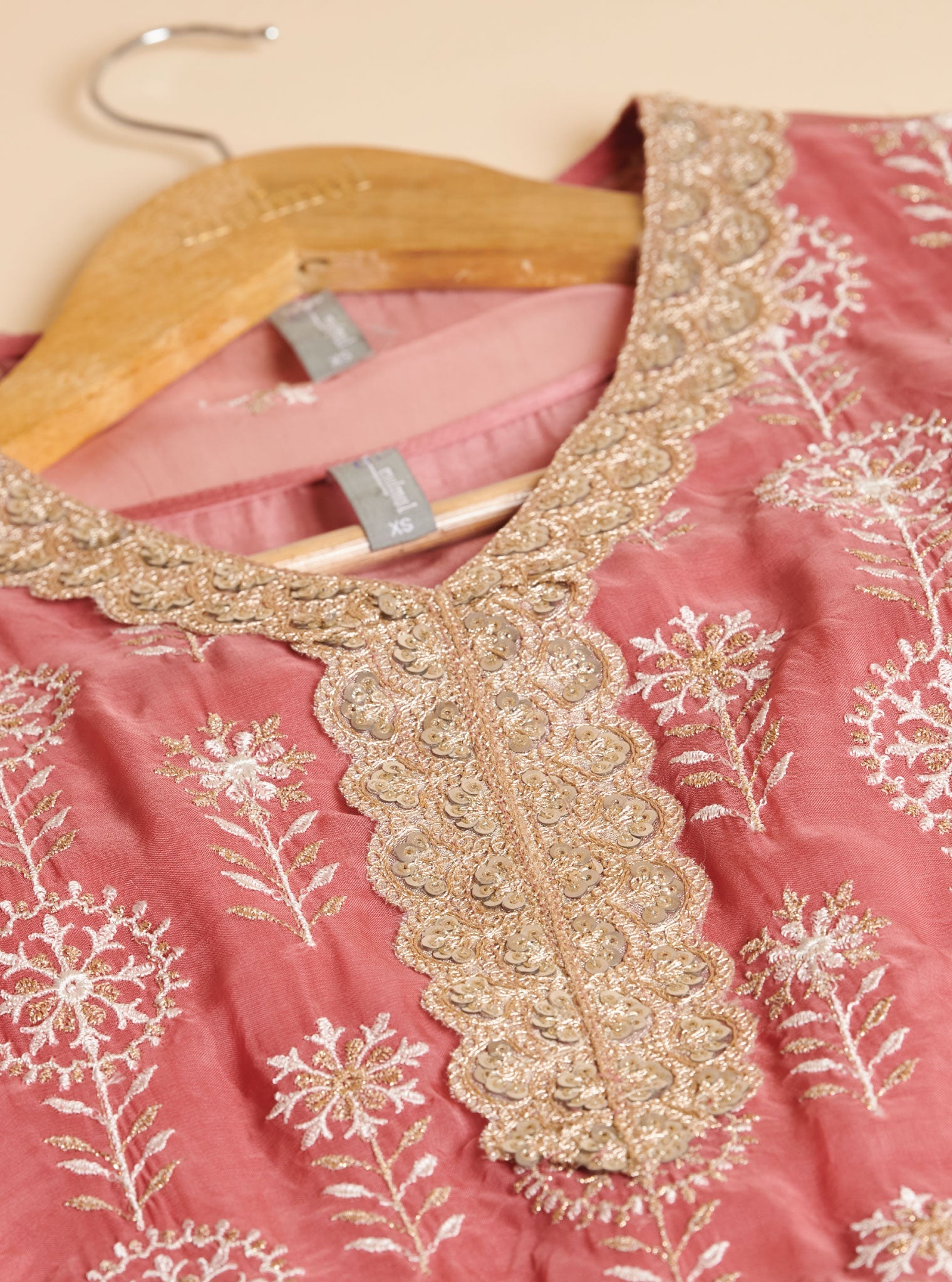 Surma Organza Mauve Kurta Set