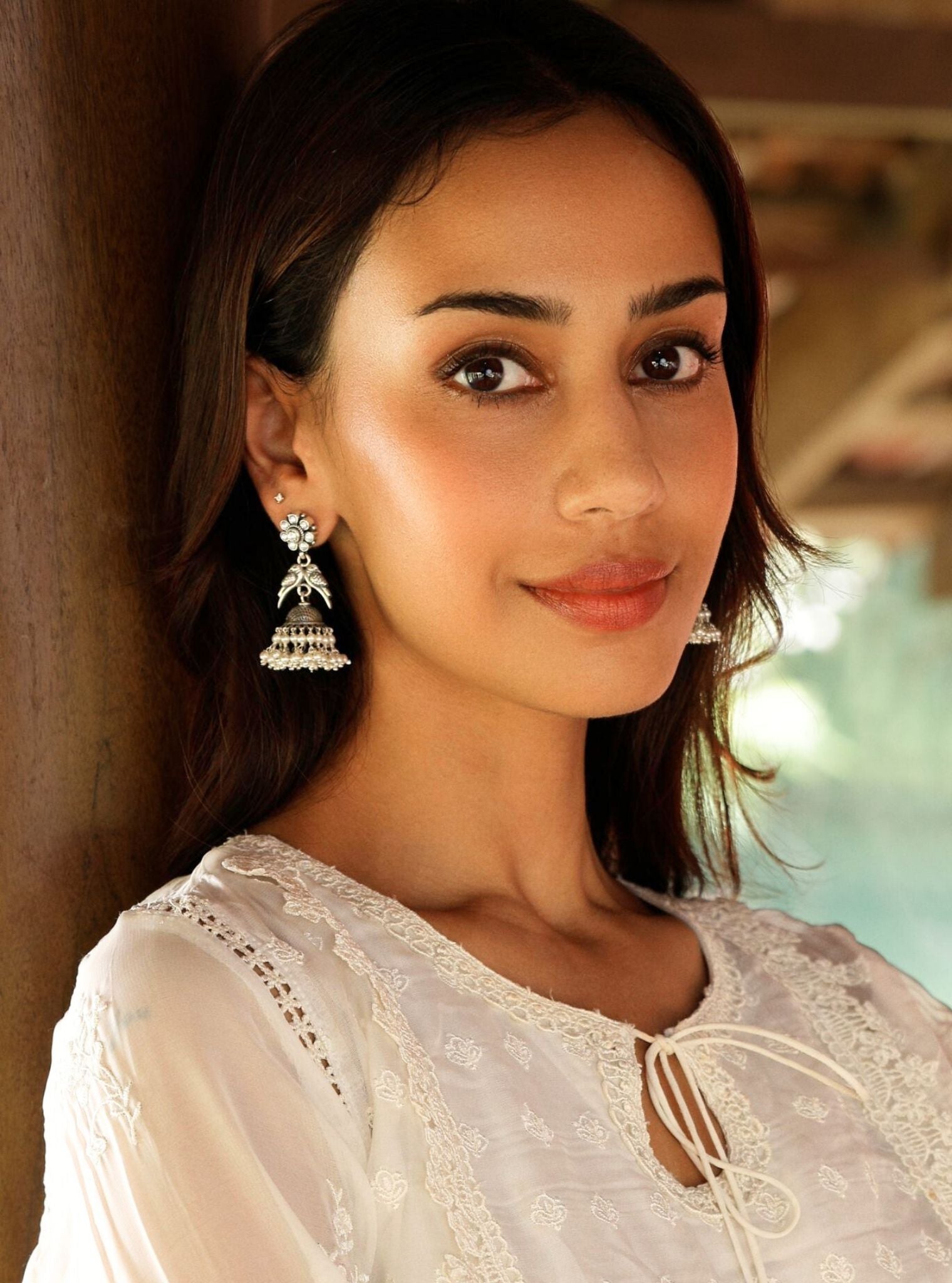 Pure Silver Chirag Jhumki