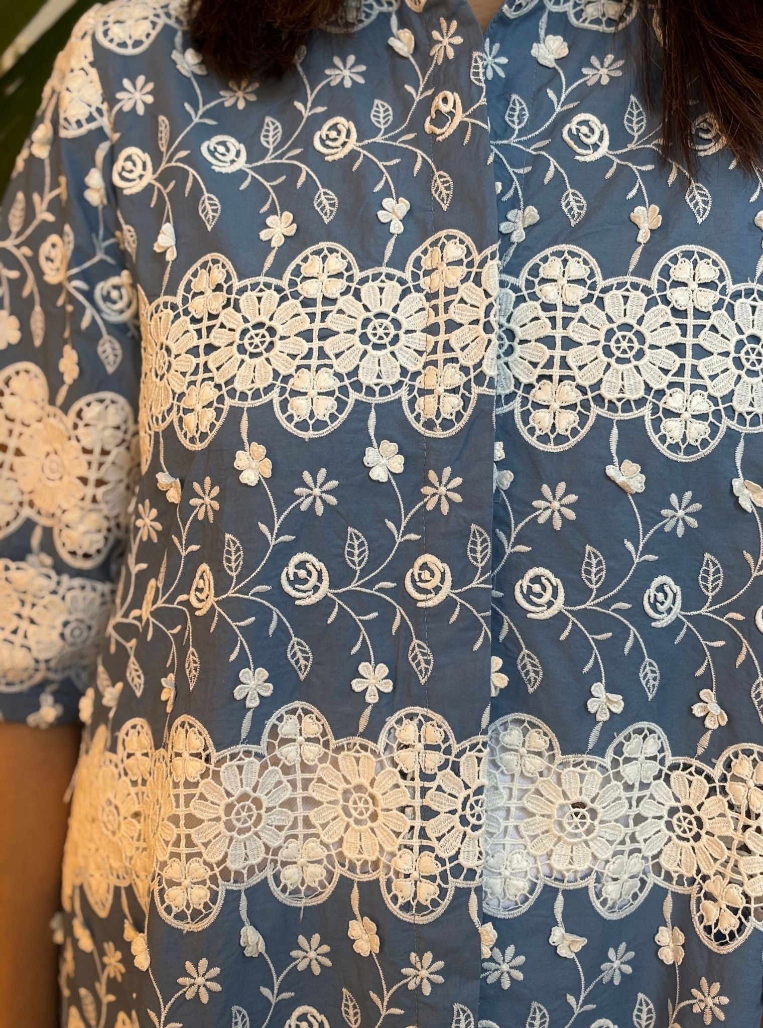 Raquel Supima Cotton Denim Shirt