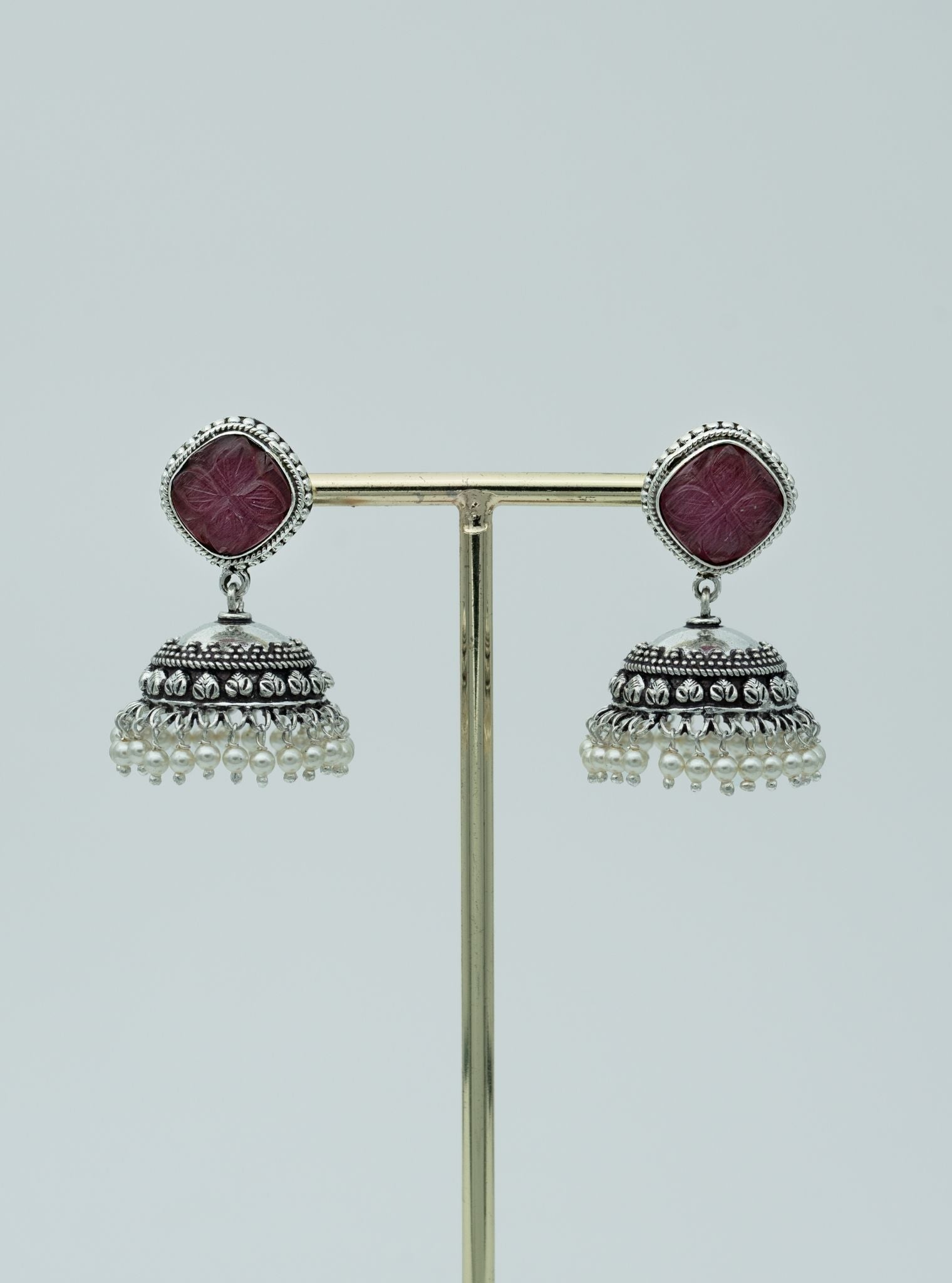 Pure Silver Mahira Jhumki