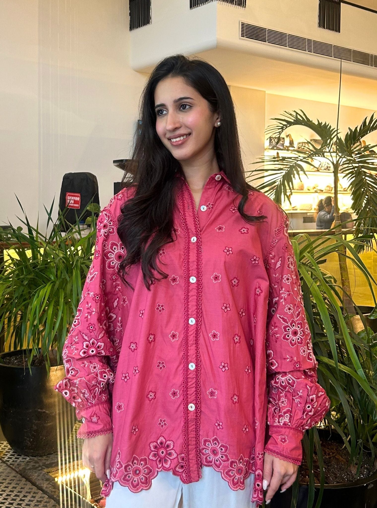 Mirabel Supima Cotton Fuchsia Shirt