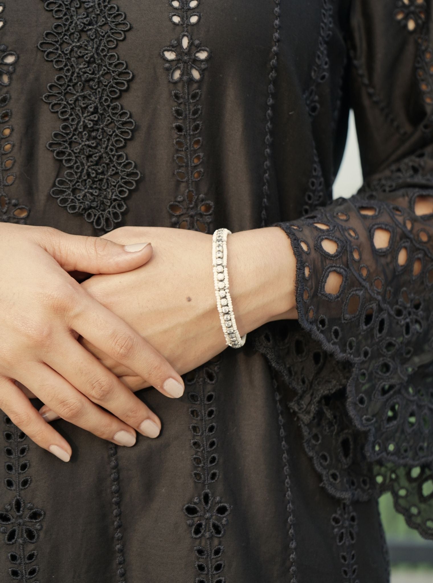 Pure Silver Jaya Bangle