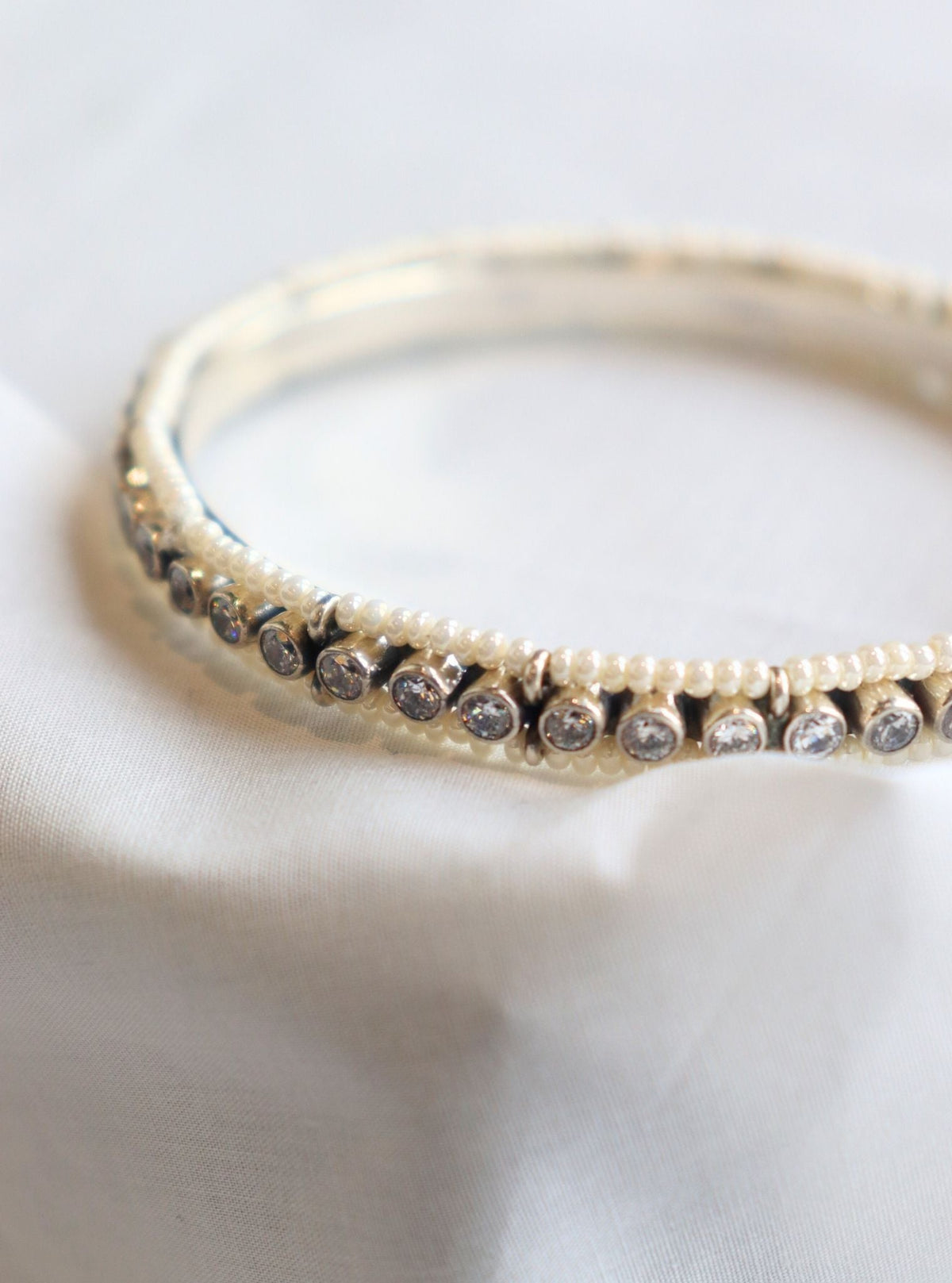 Pure Silver Jaya Bangle