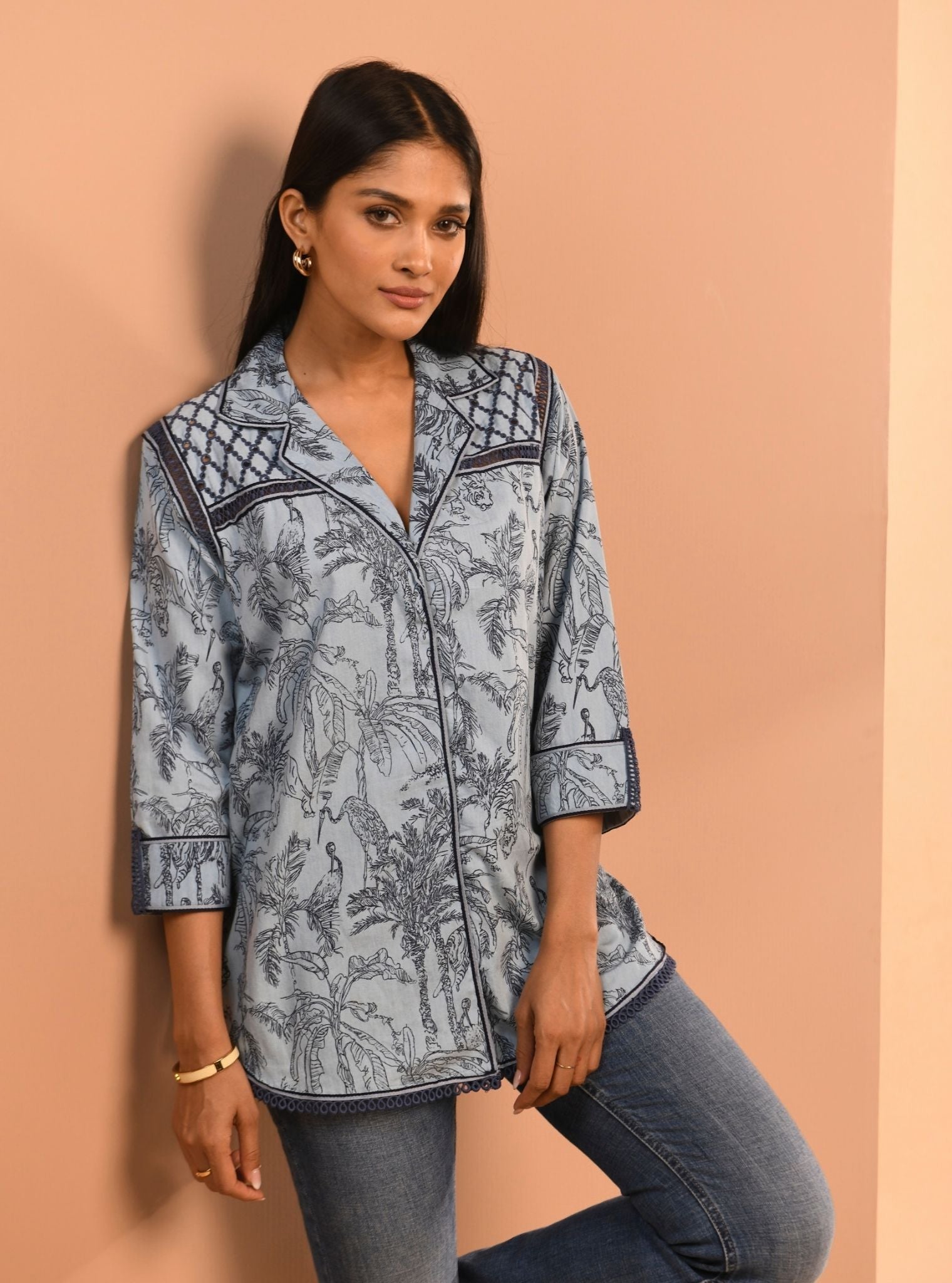 Yulia Denim Light Blue Shirt