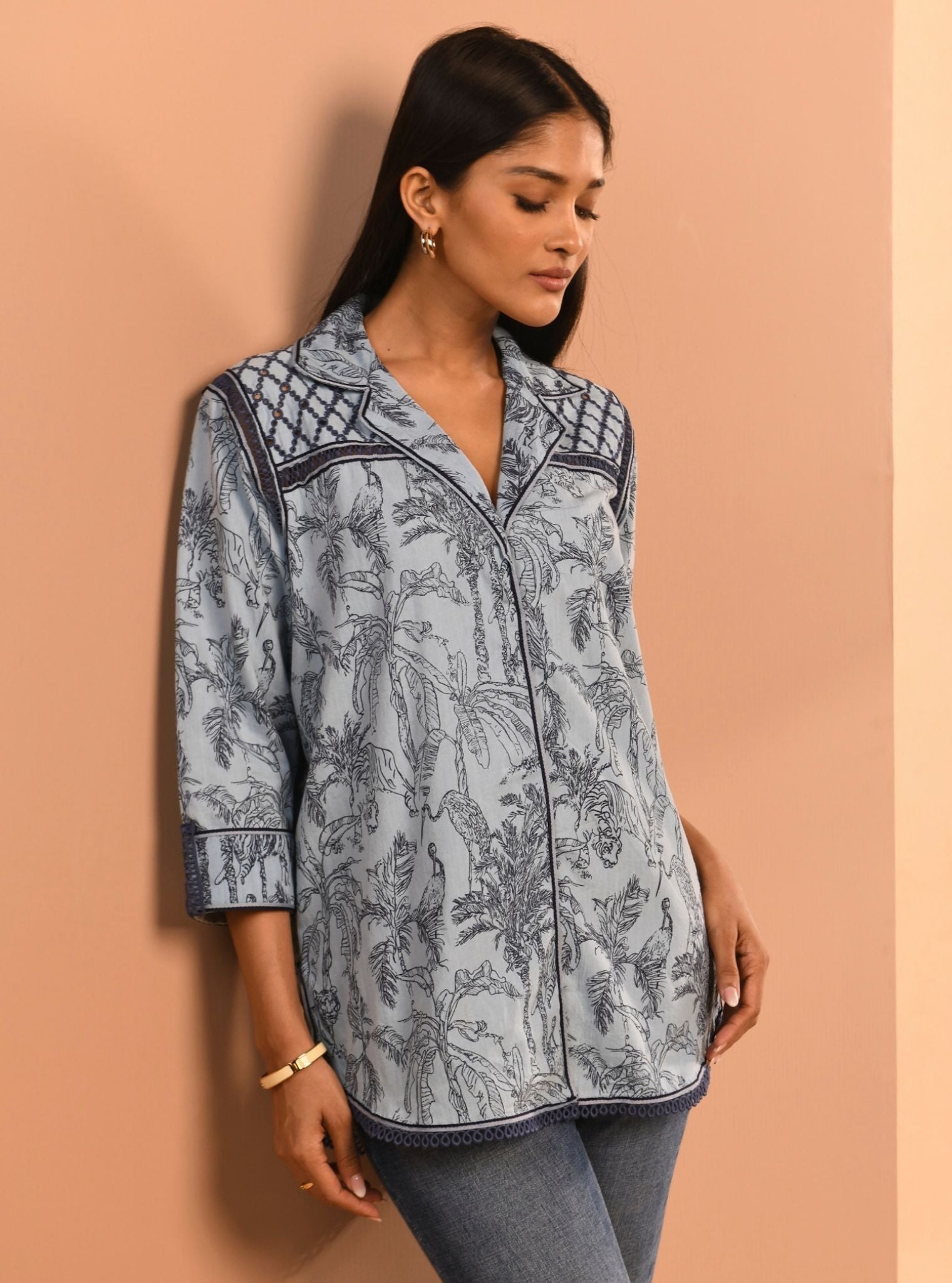 Yulia Denim Light Blue Shirt