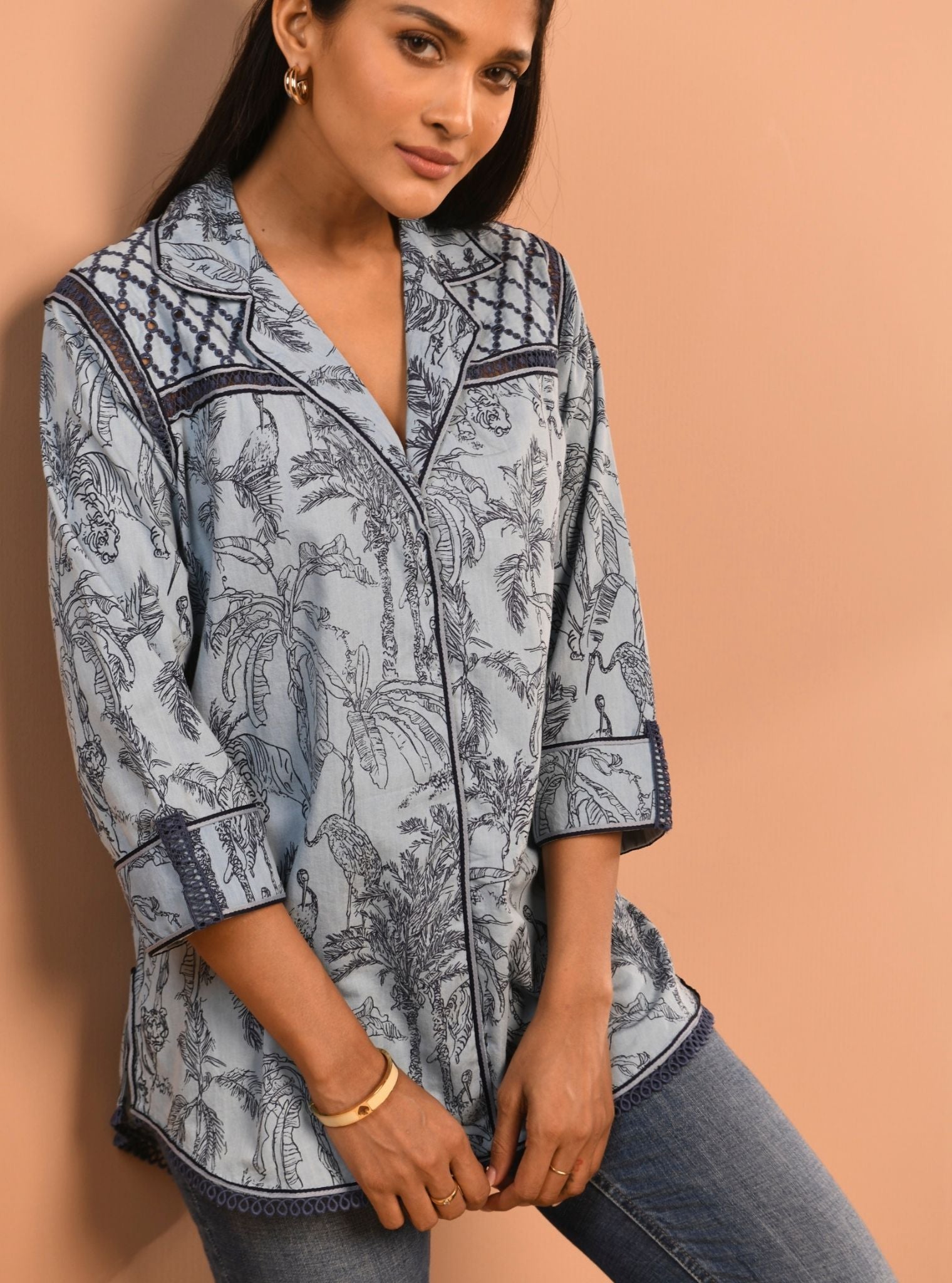 Yulia Denim Light Blue Shirt