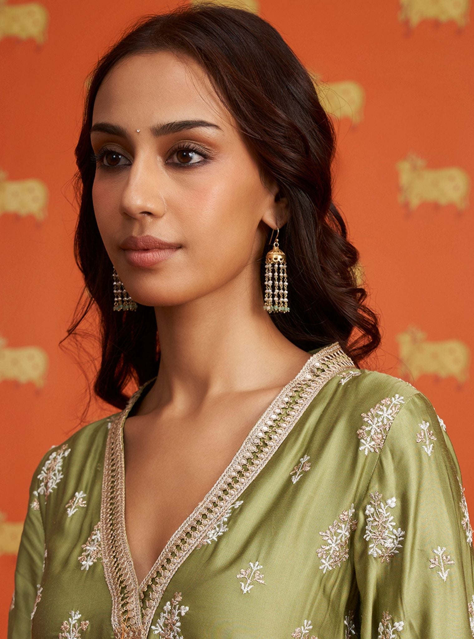 Pure Silver Ker Jhumki