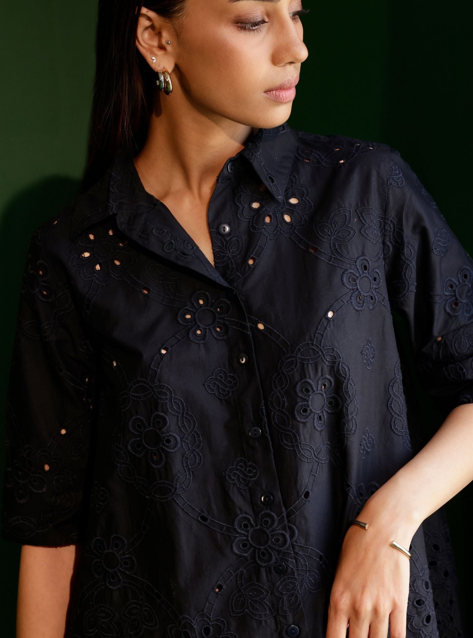 Finn Supima Cotton Black Shirt