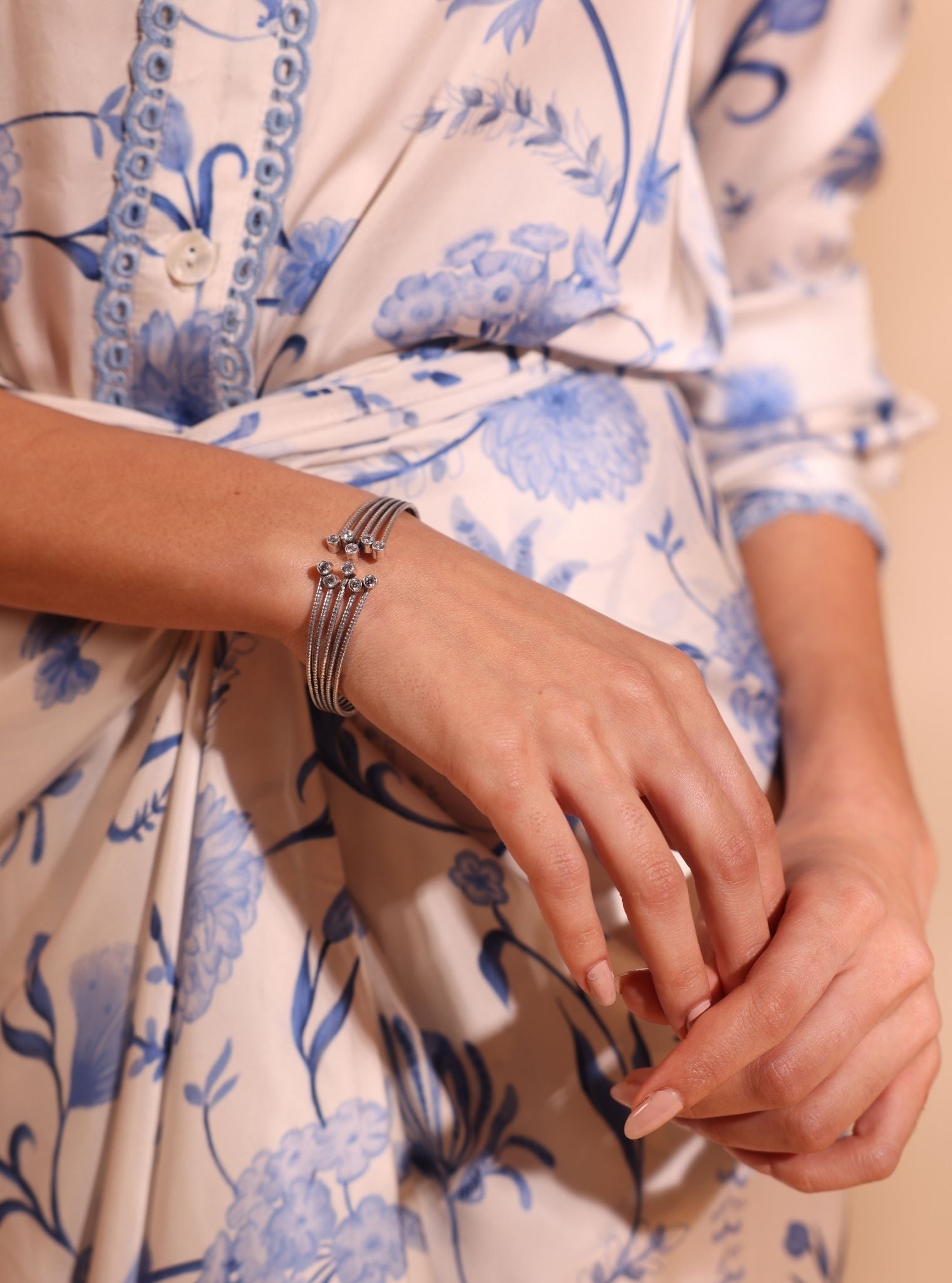 Pure Silver Samira Bracelet