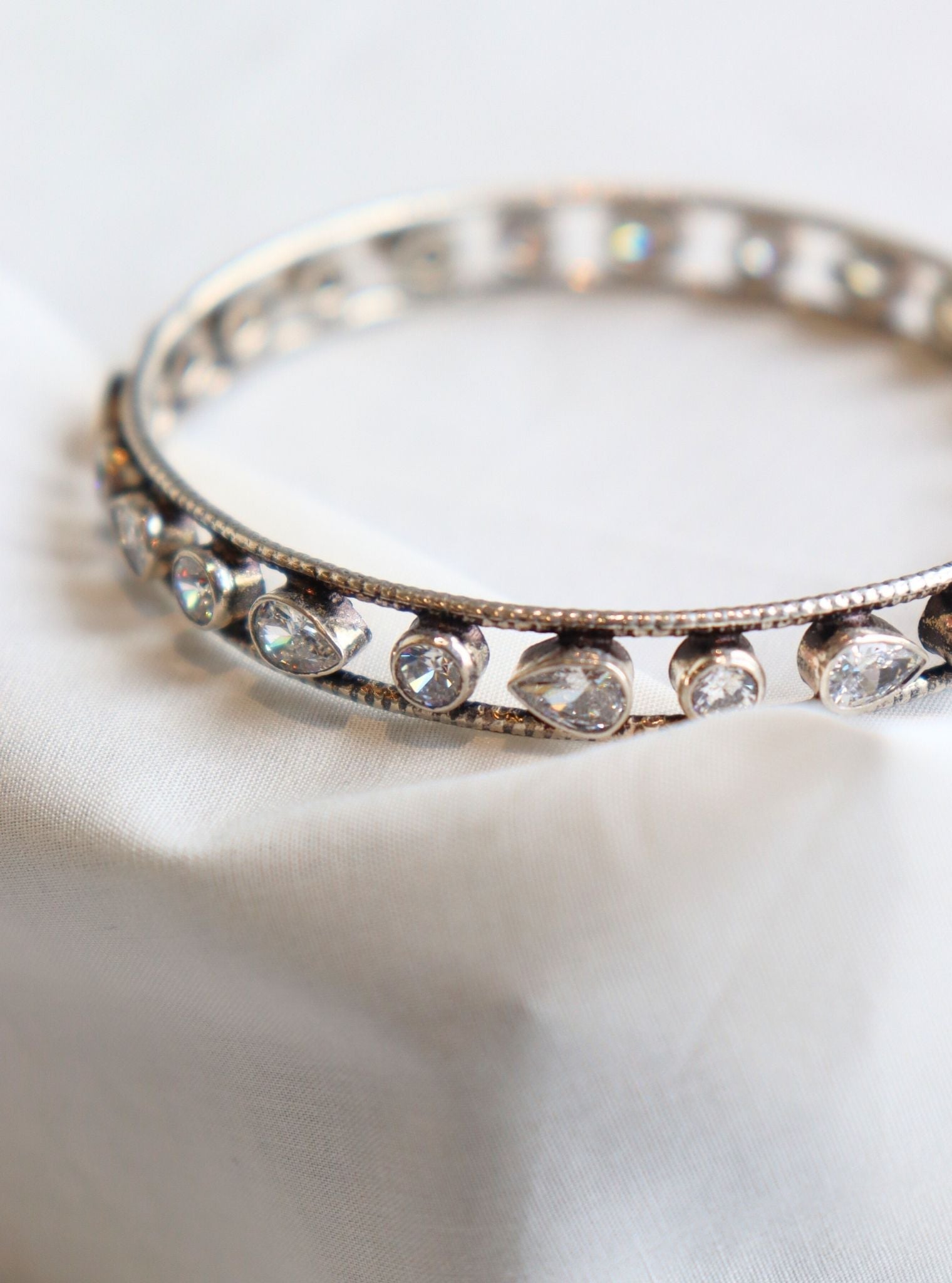 Pure Silver Emaira Bangle