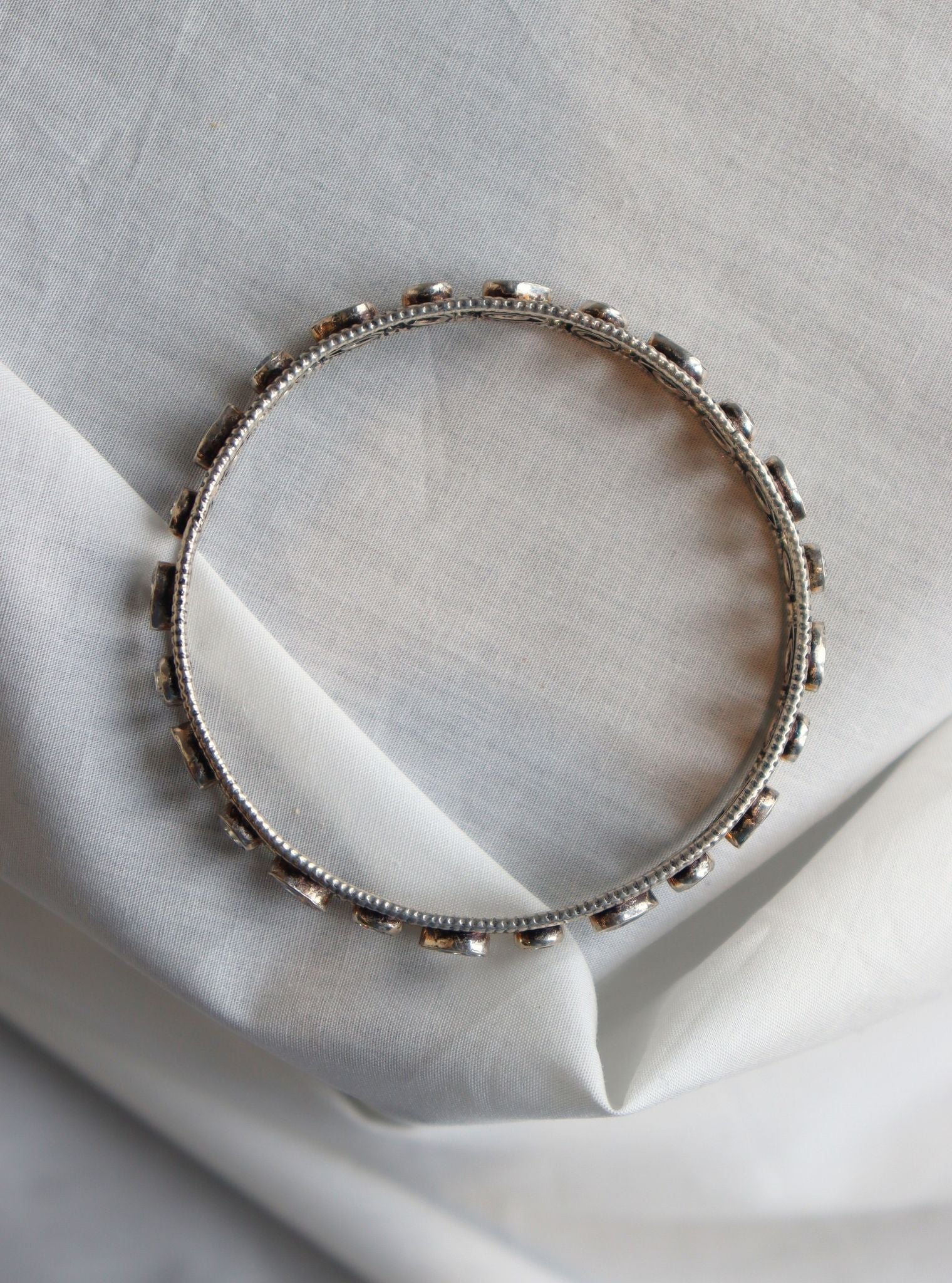 Pure Silver Emaira Bangle