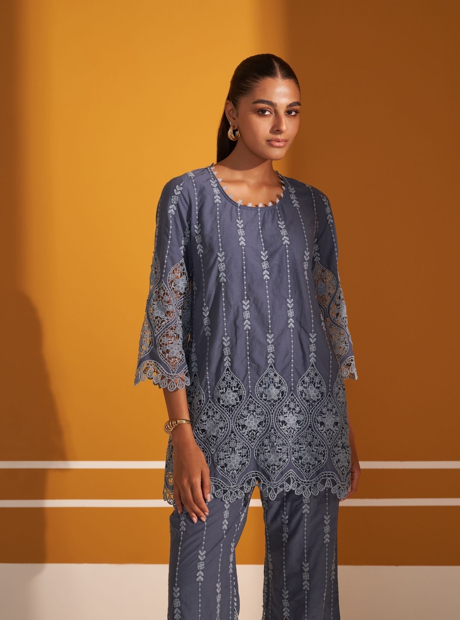 Pepy Supima Cotton Navy Co-ord Set