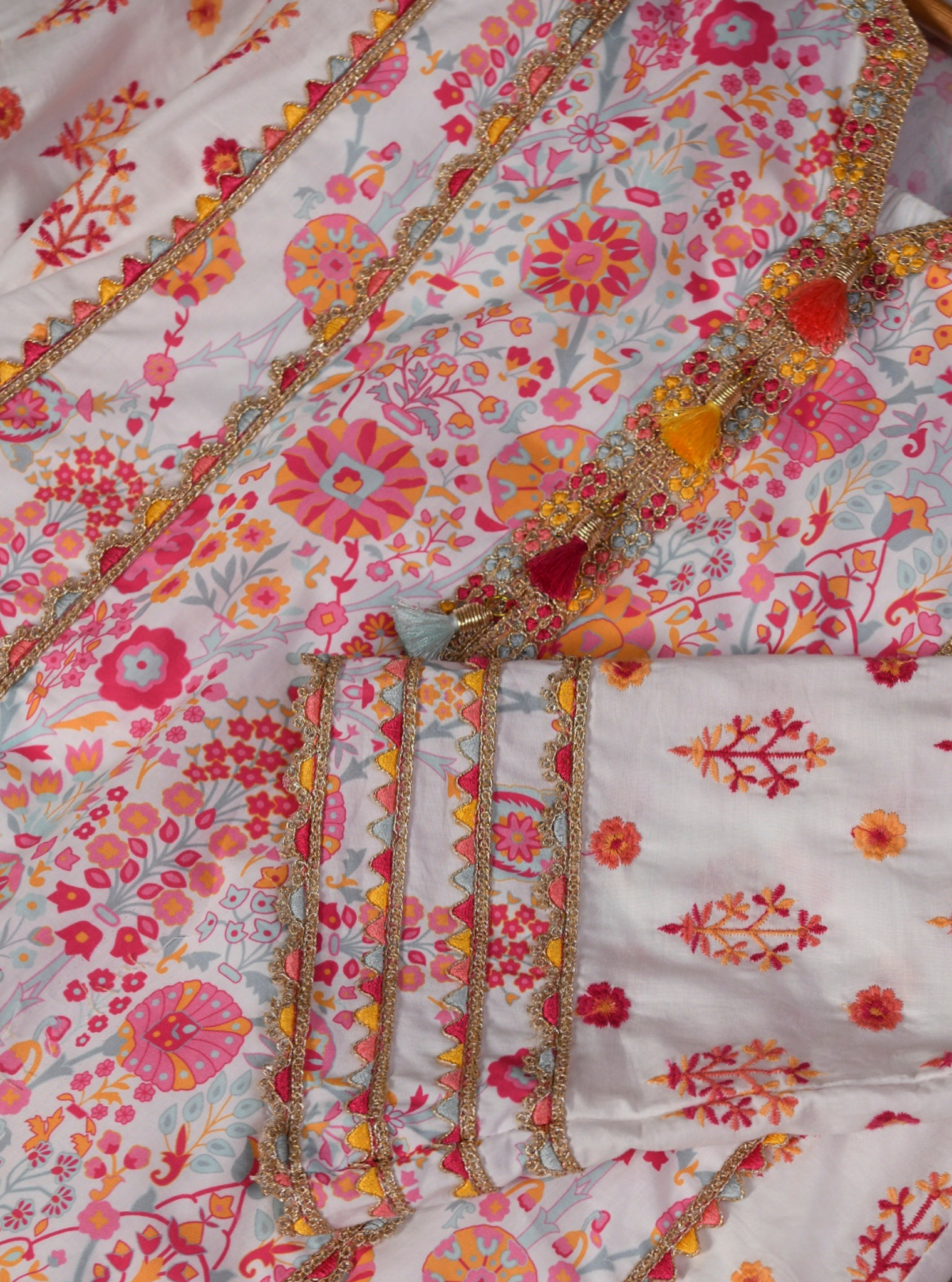 Avery Supima Cotton White Kurta Set