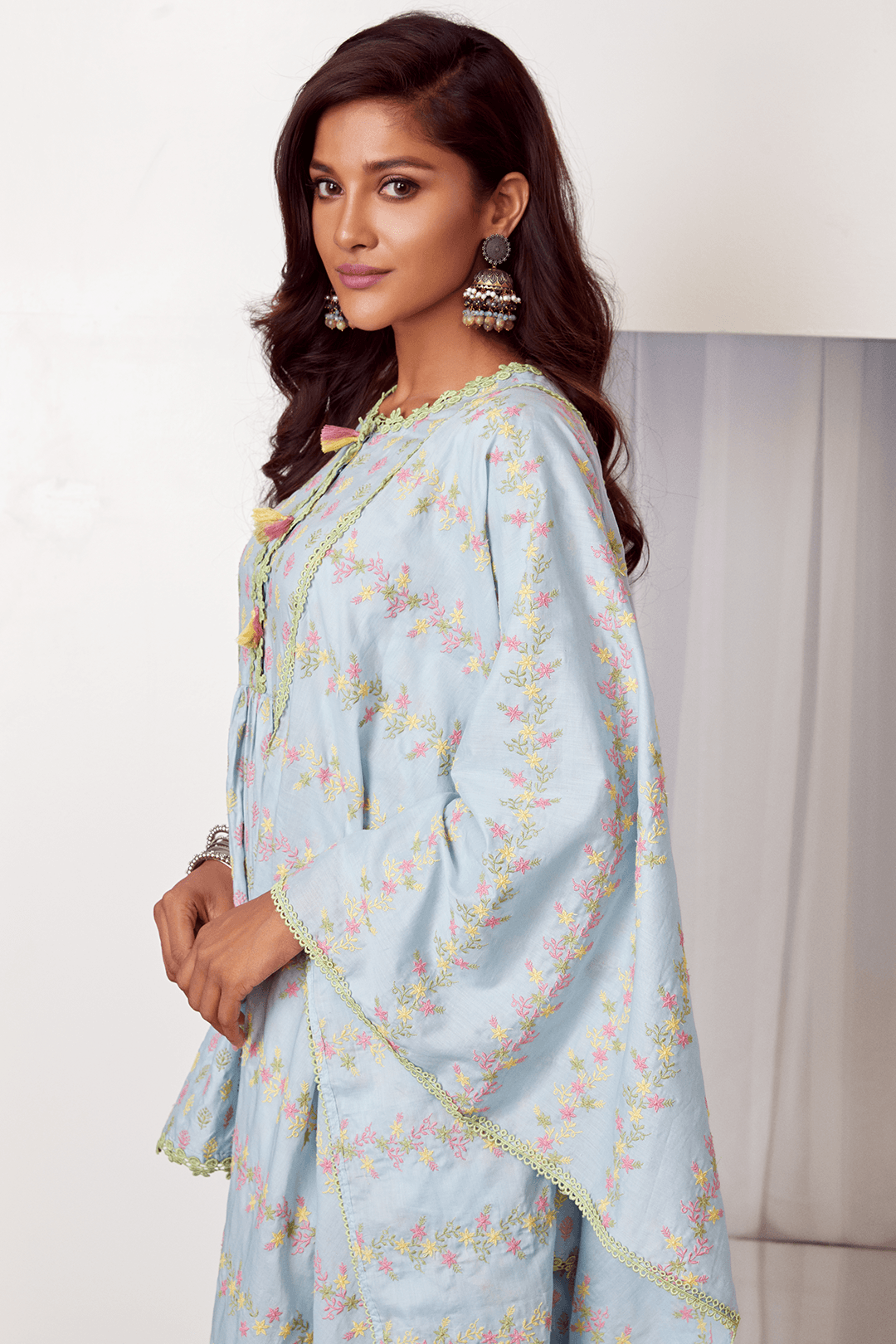 Alpine Supima Cotton Kurta with Sharara Set