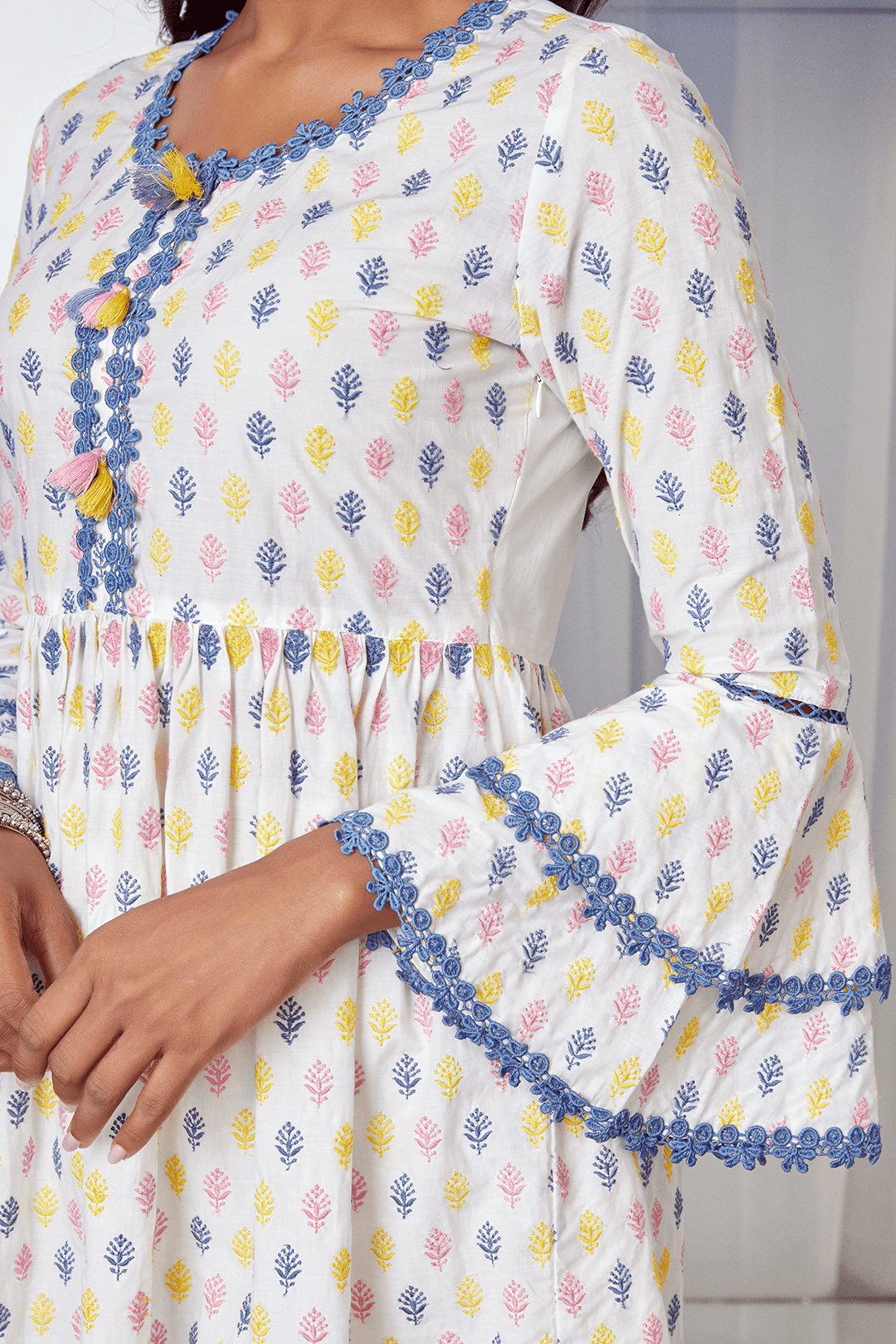 Alpine Supima Cotton Kurta with Sharara Set