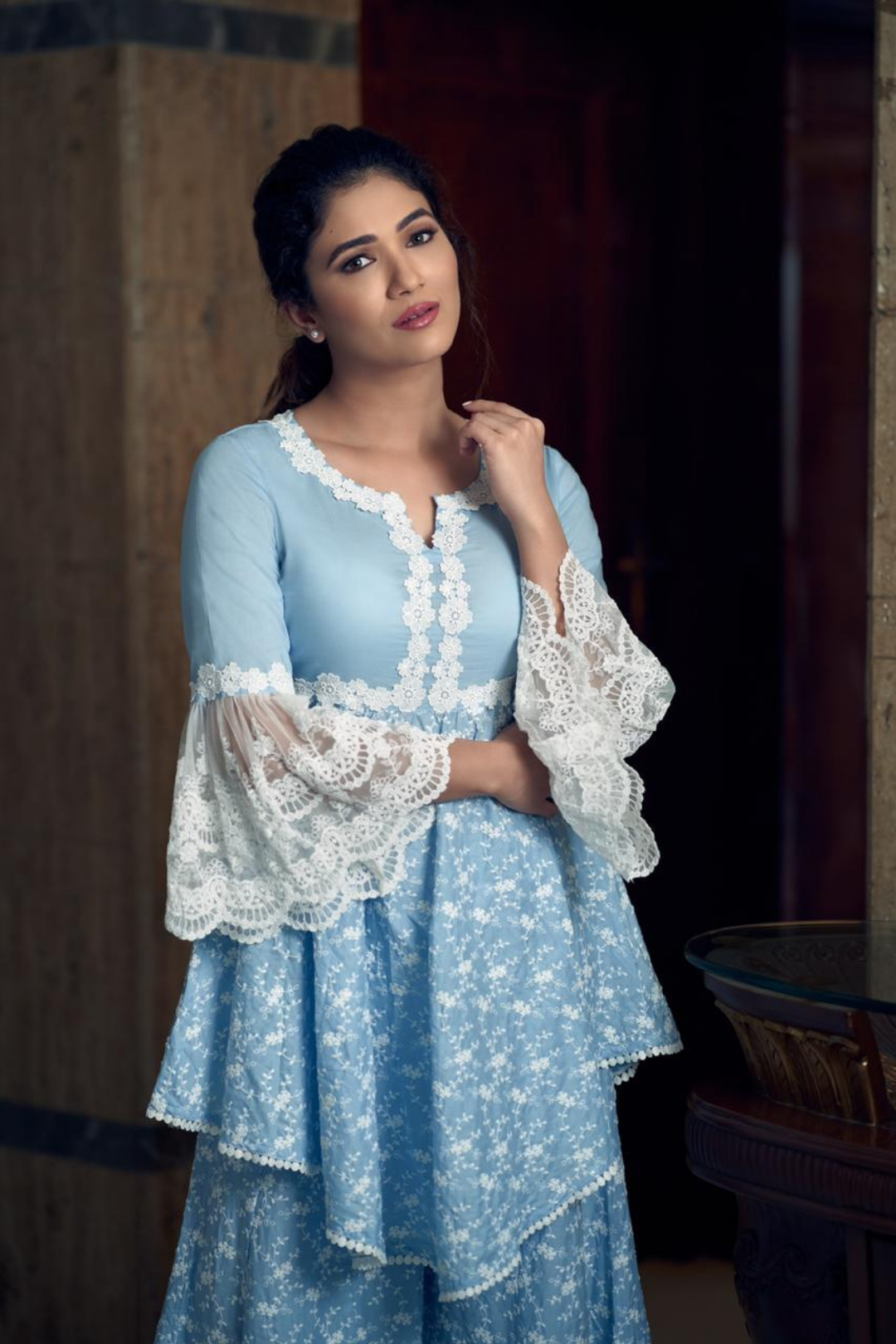 Ariana Supima Cotton Kurta with Sharara Set