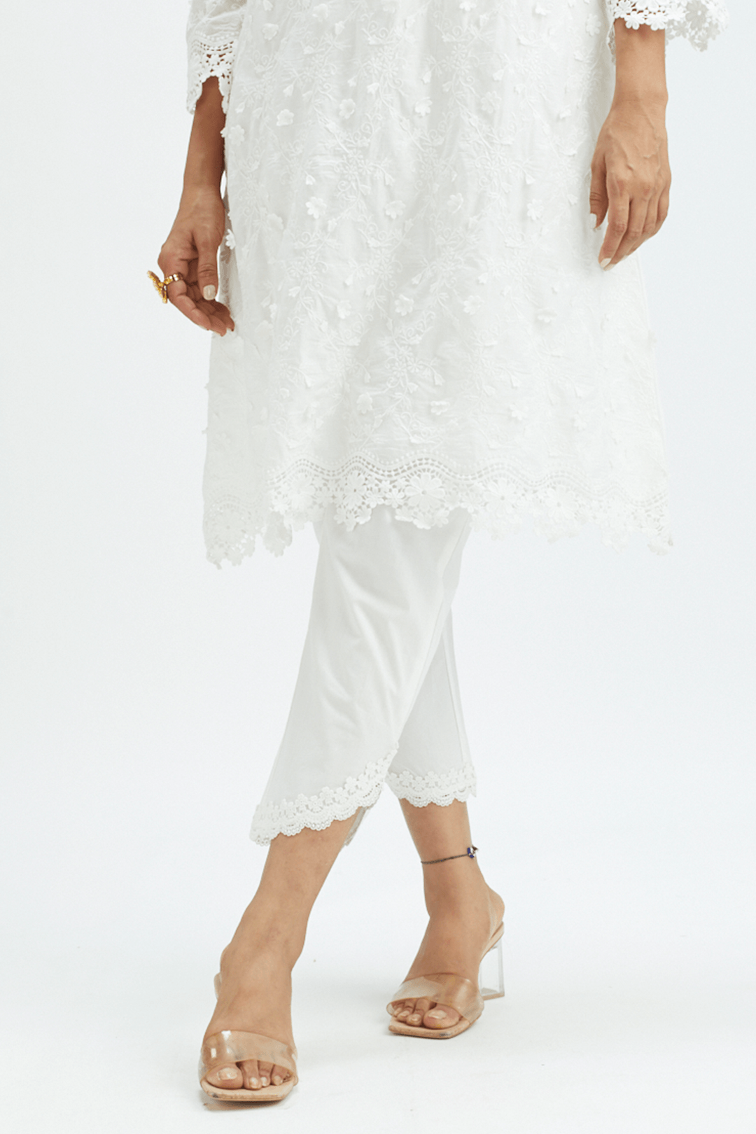 Baybreeze Supima Cotton White Kurta