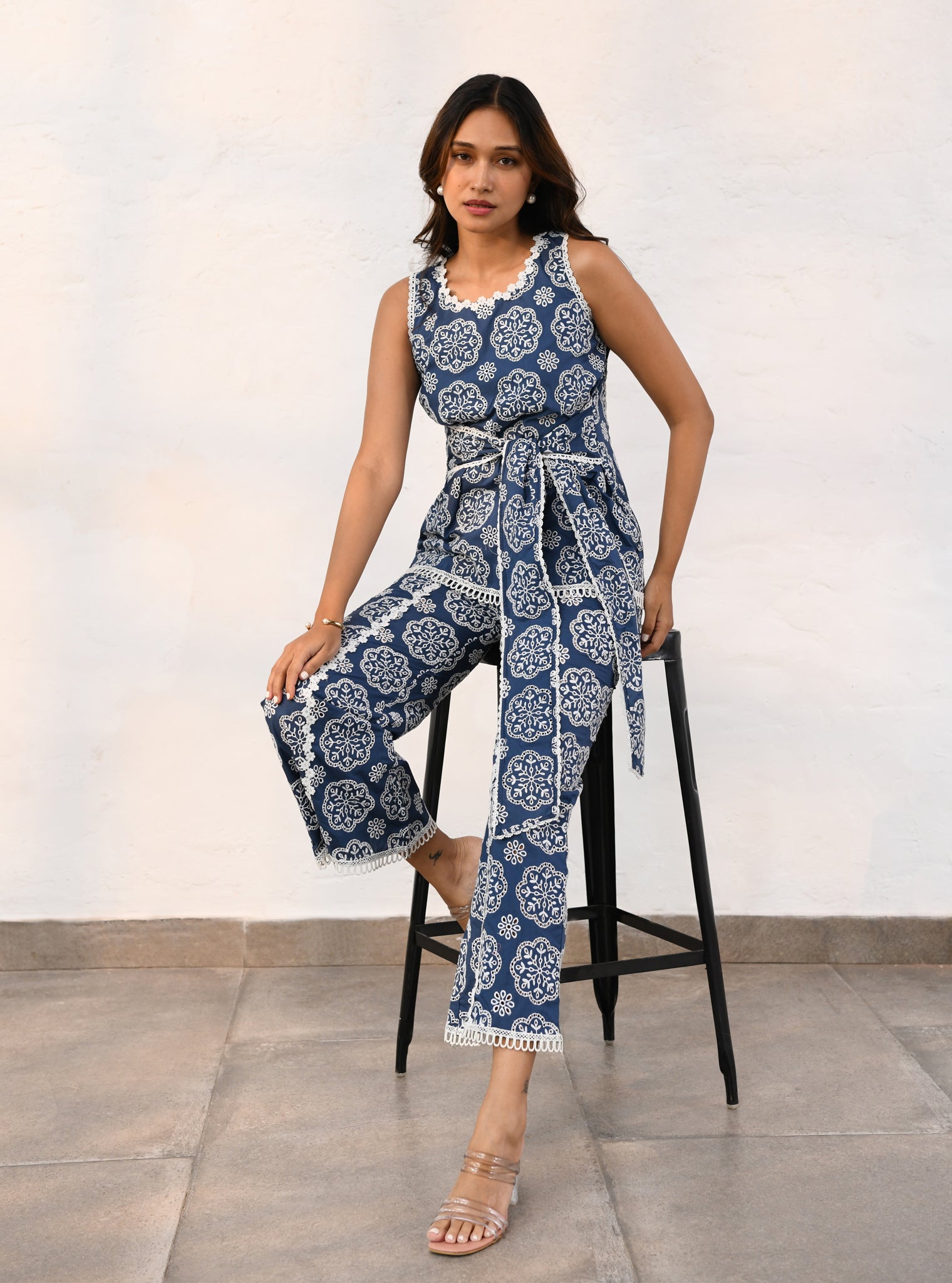 Brighton Supima Cotton Navy Co-ord Set