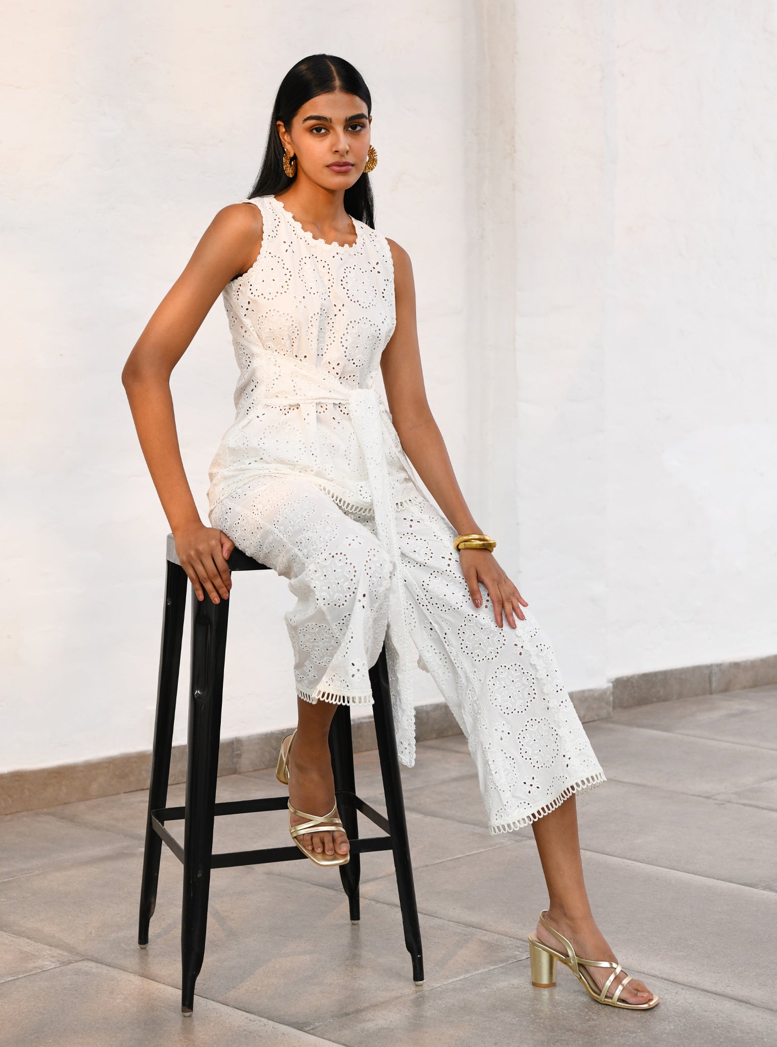 Brighton Supima Cotton White Co-ord Set