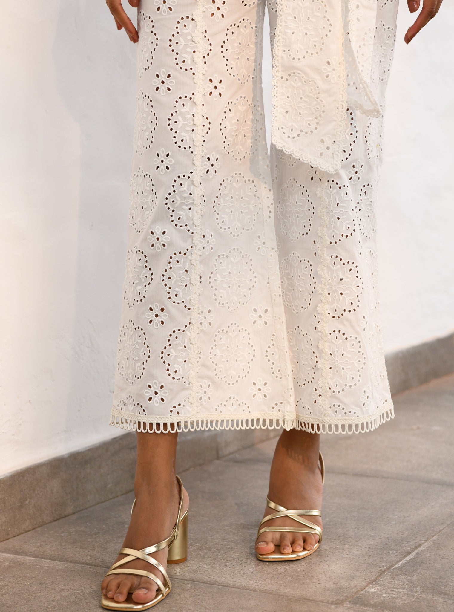 Brighton Supima Cotton White Co-ord Set