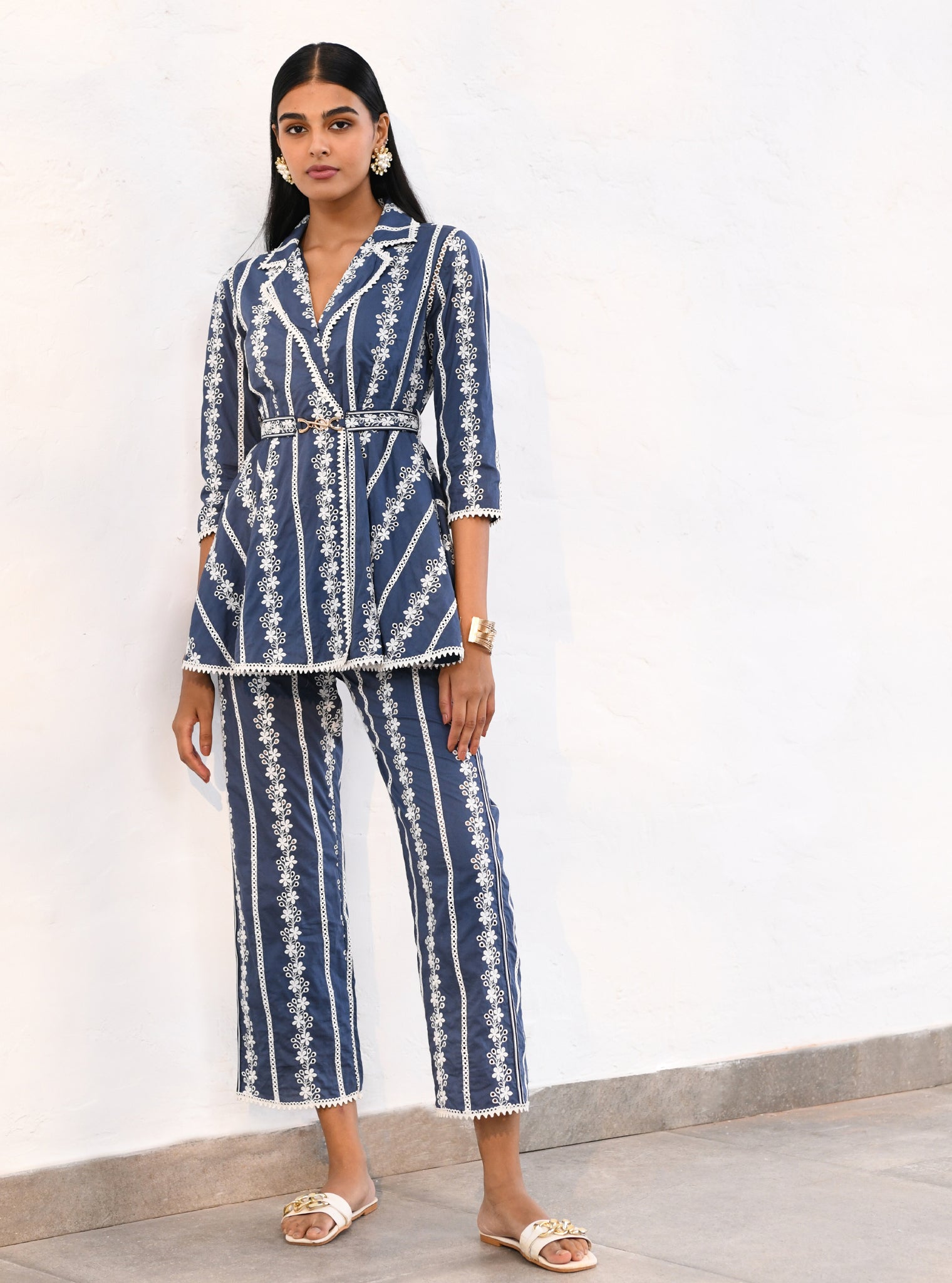 Bristol Supima Cotton Navy Co-ord Set