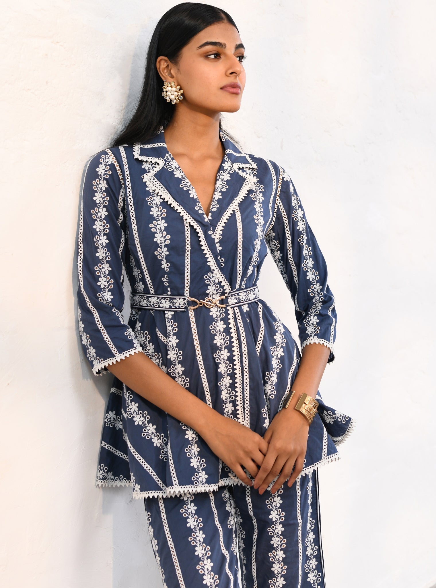 Bristol Supima Cotton Navy Co-ord Set