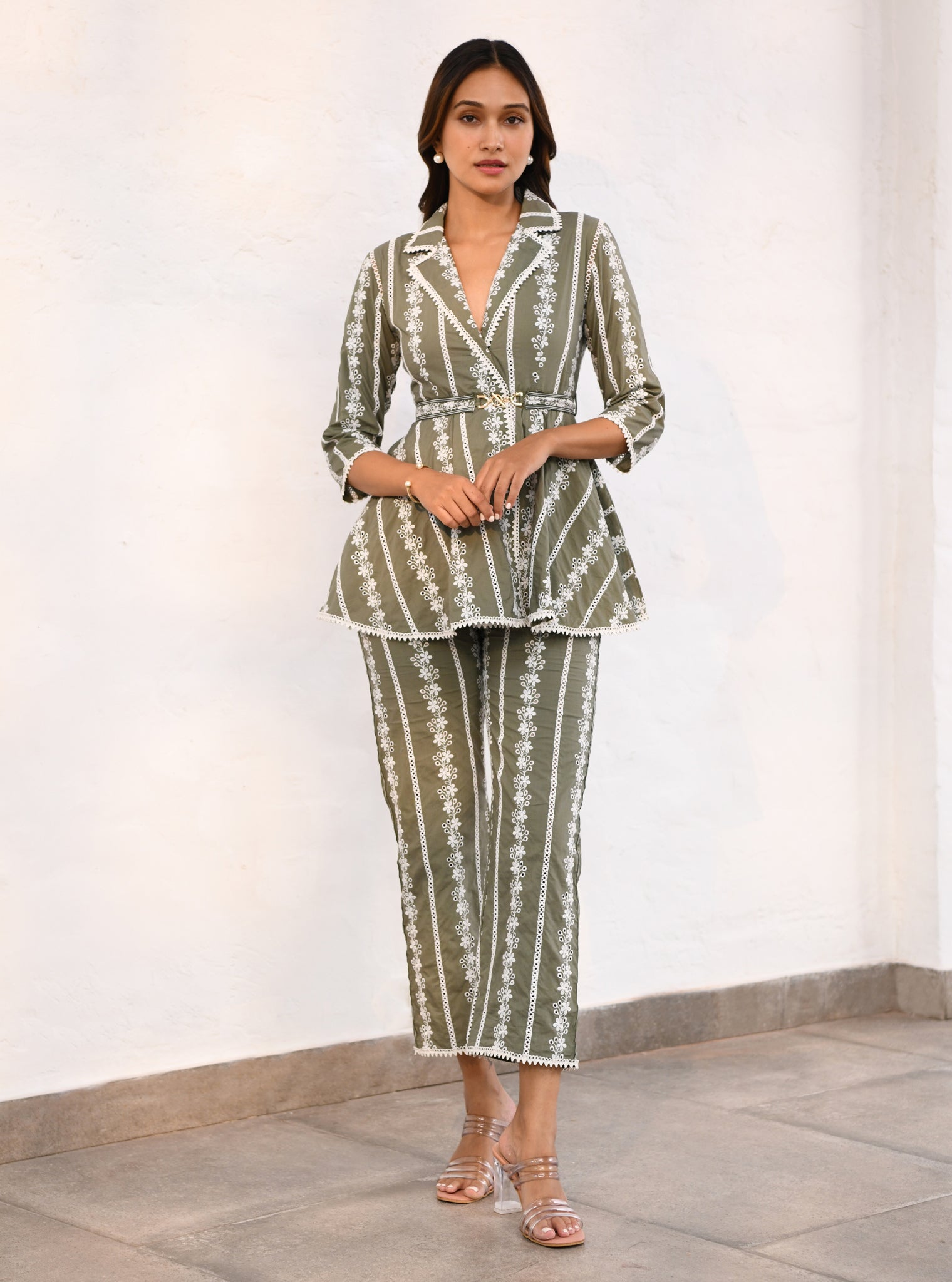 Bristol Supima Cotton Olive Co-ord Set