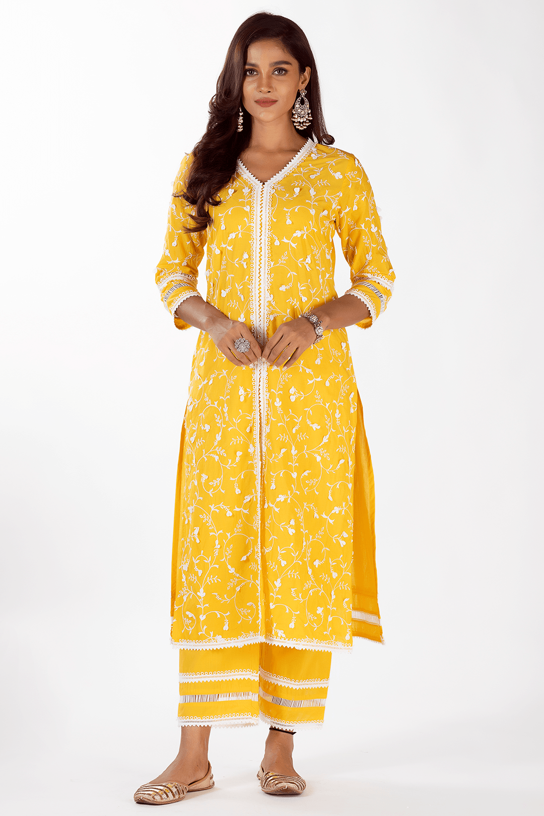 Cali Supima Cotton Mango Kurta Set
