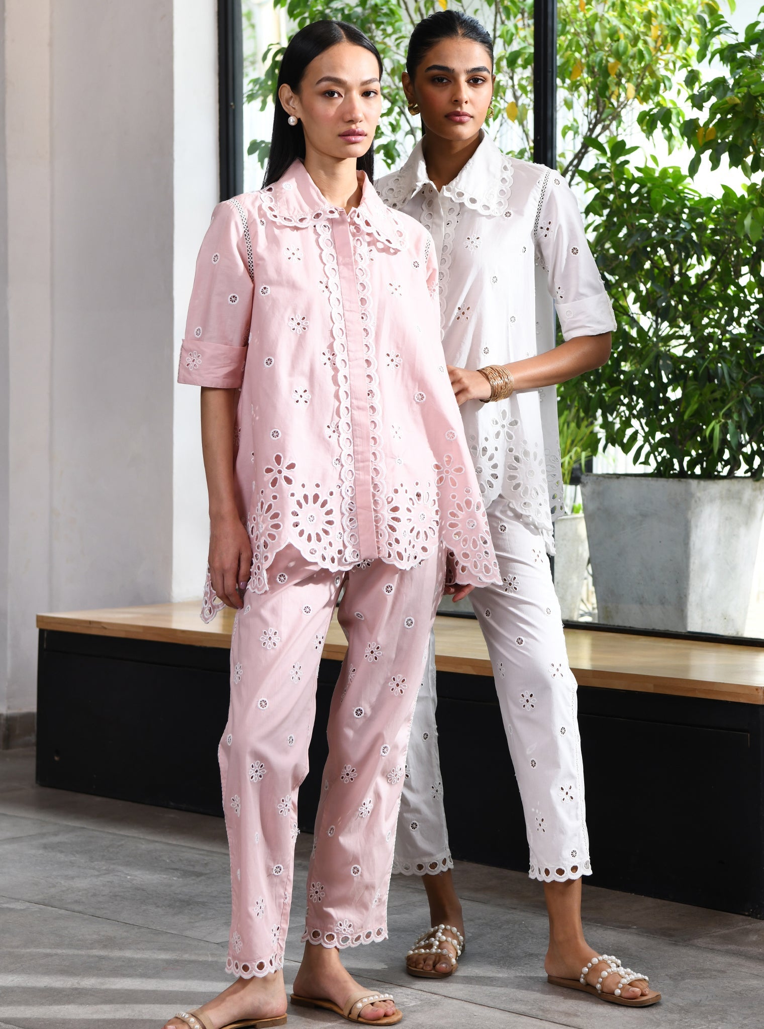 Carlisle Supima Cotton Pink Co-ord Set