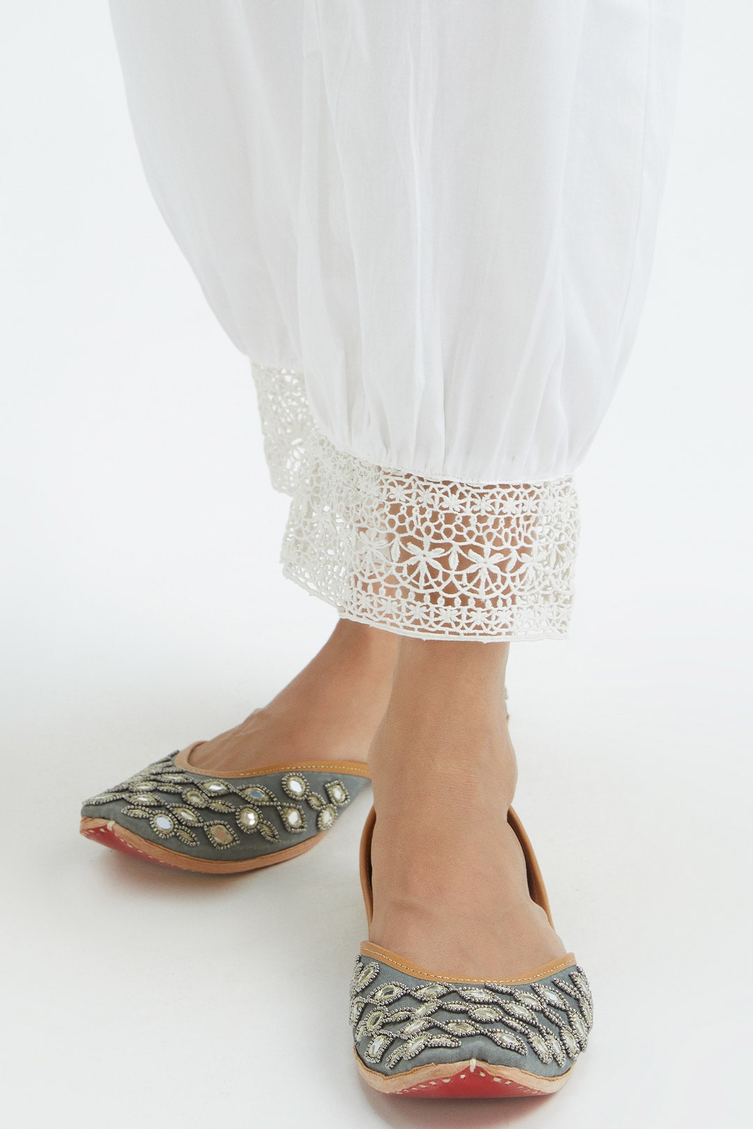 Celo Supima Satin Blue Pant Set